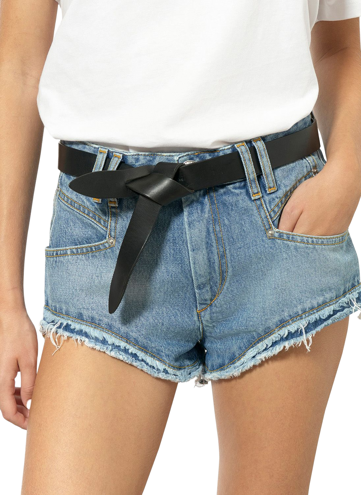 Lecce leather wrap belt ISABEL MARANT Black