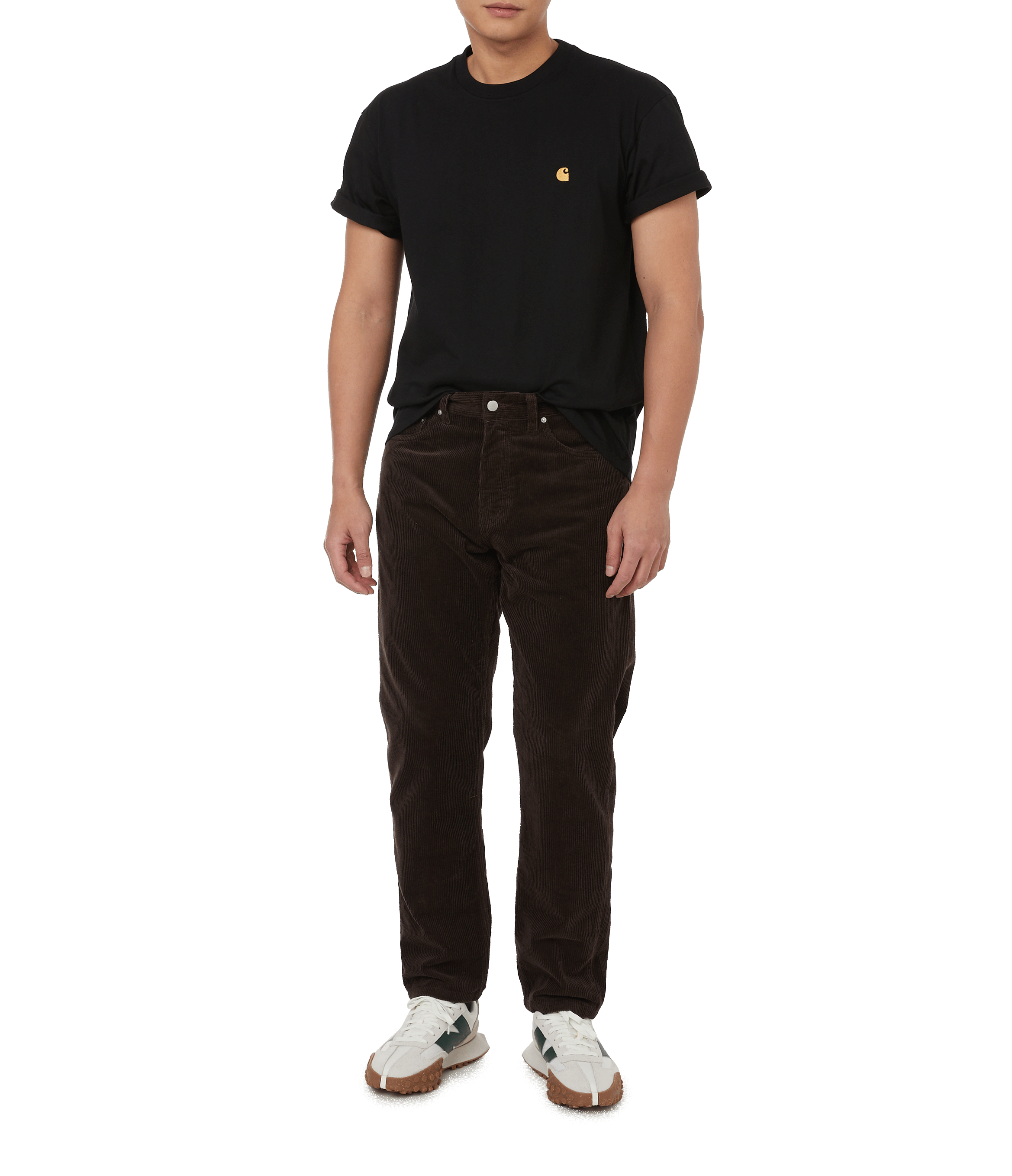 T-shirt à manches courtes en coton Noir