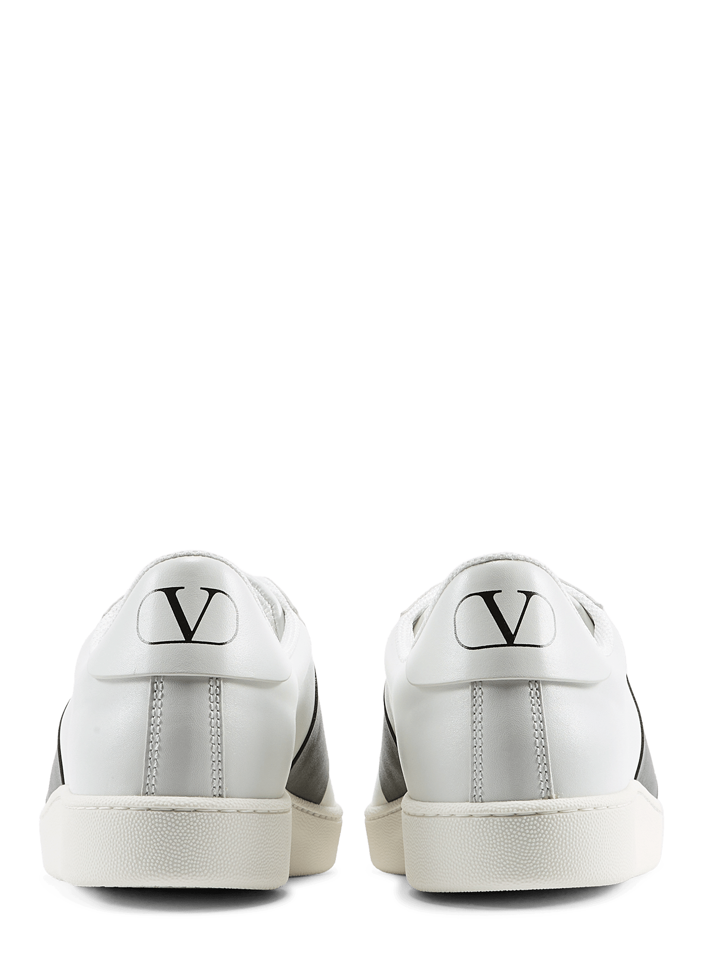 Leather low-top sneakers VALENTINO White