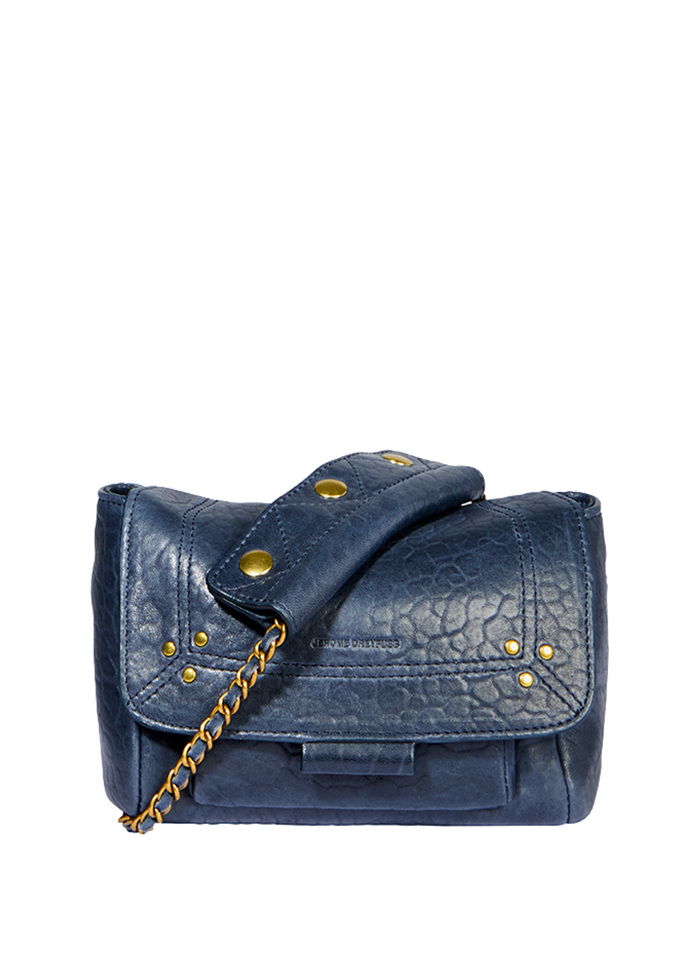 Sac Lulu S en cuir d'agneau  JÉRÔME DREYFUSS Bleu
