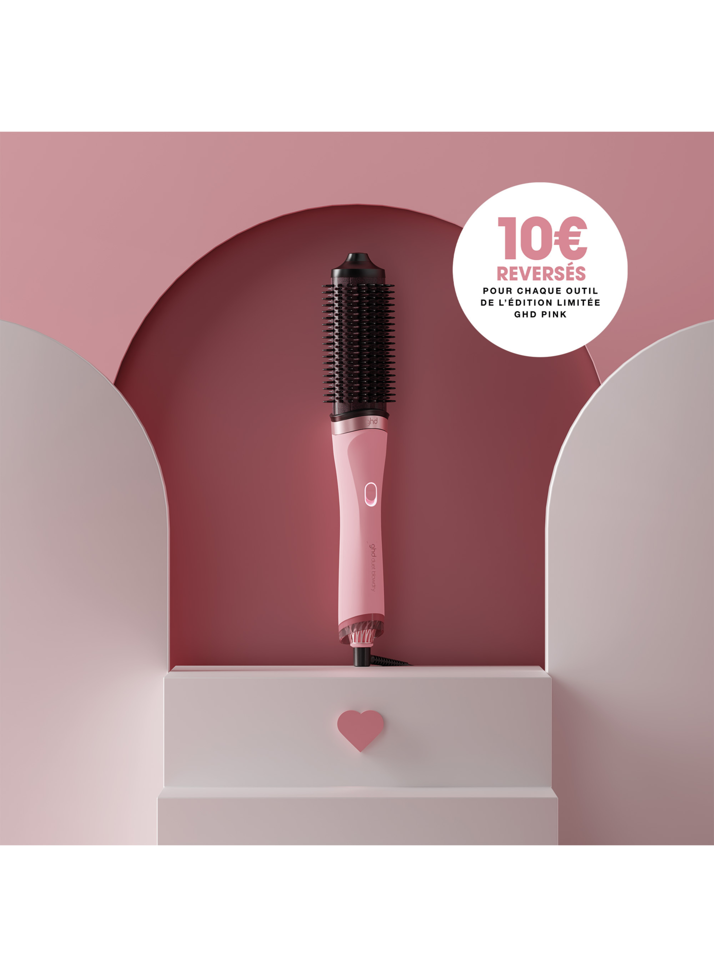 Brosse soufflante GHD Duet Blowdry - édition limitée Pink GHD Pink