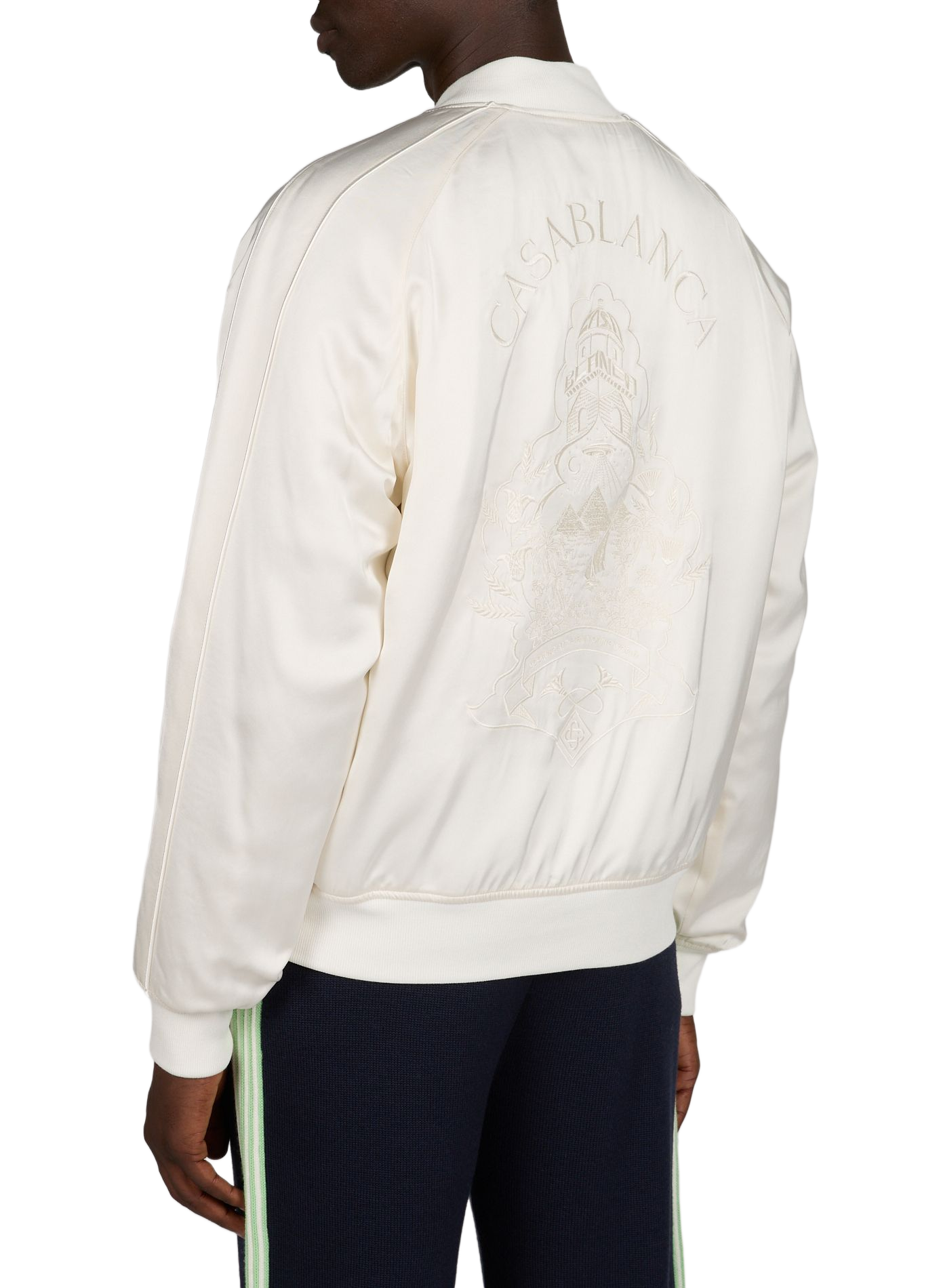 Blouson droit à broderie CASABLANCA PARIS Beige