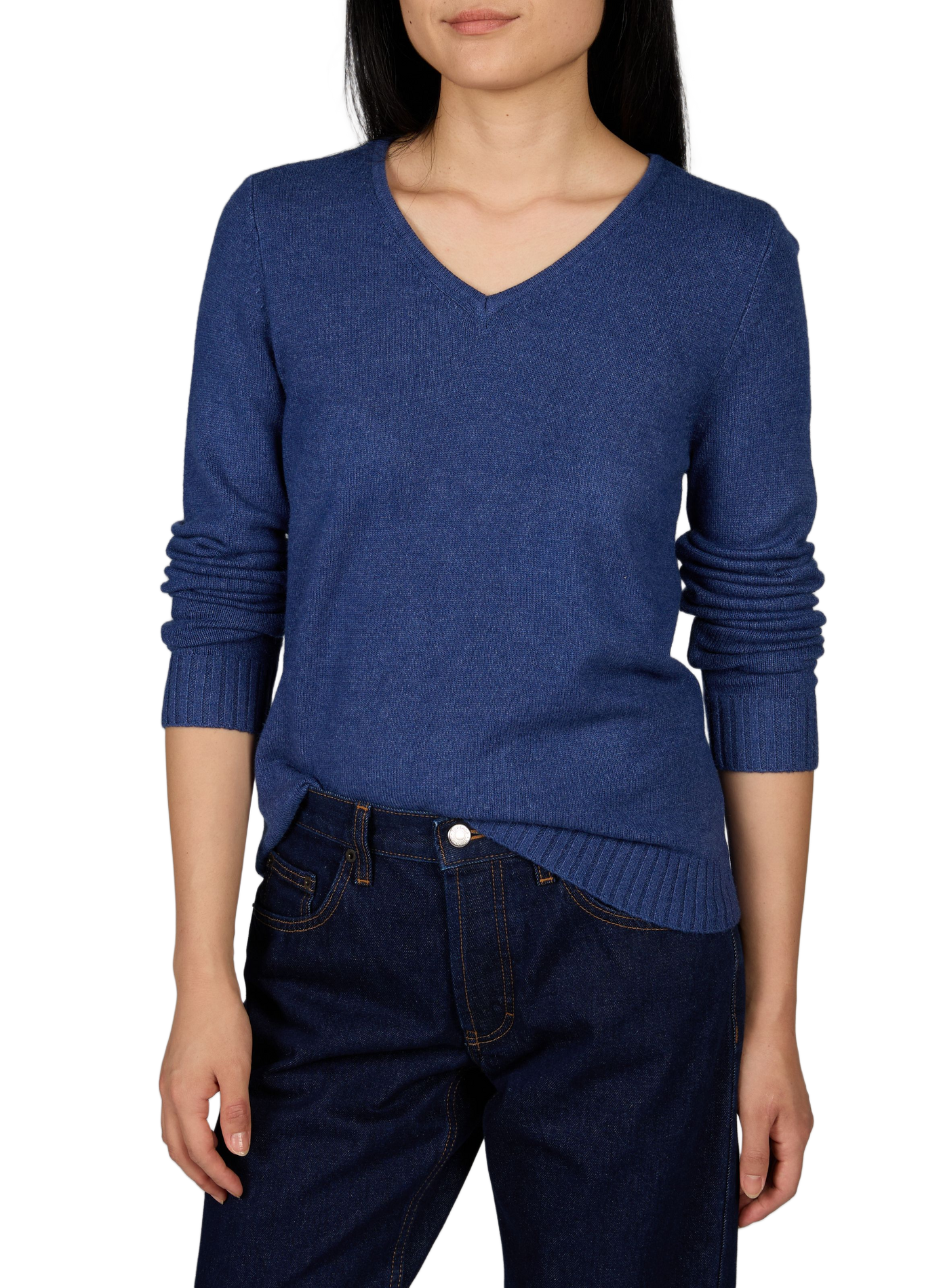 V-neck jumper VILA Blue