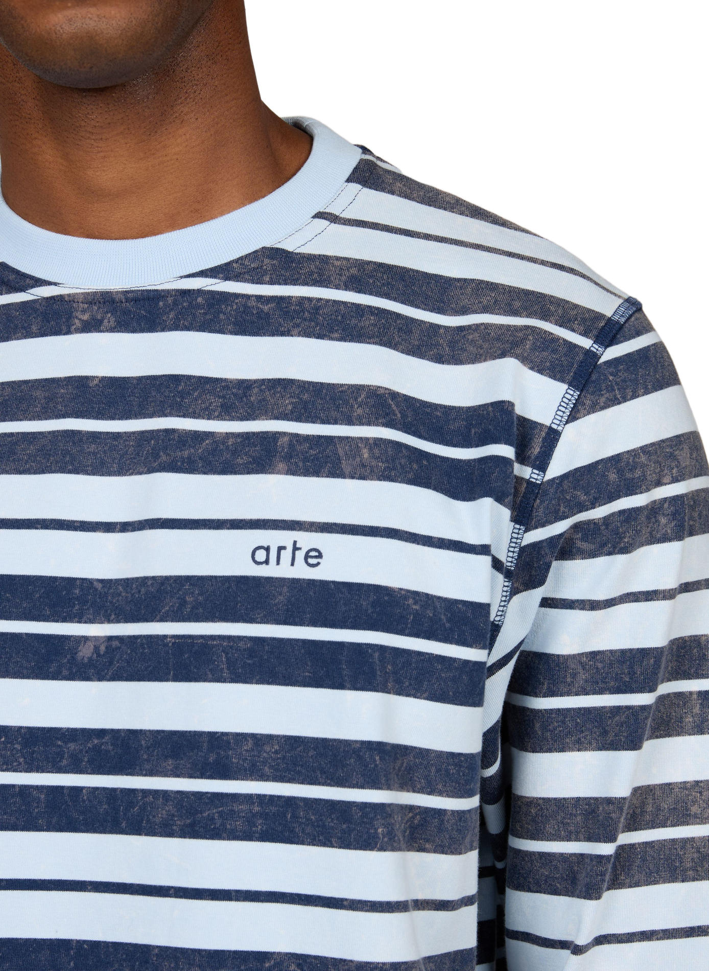 Oversize T-Shirt aus Baumwolle ARTE ANTWERP Blau
