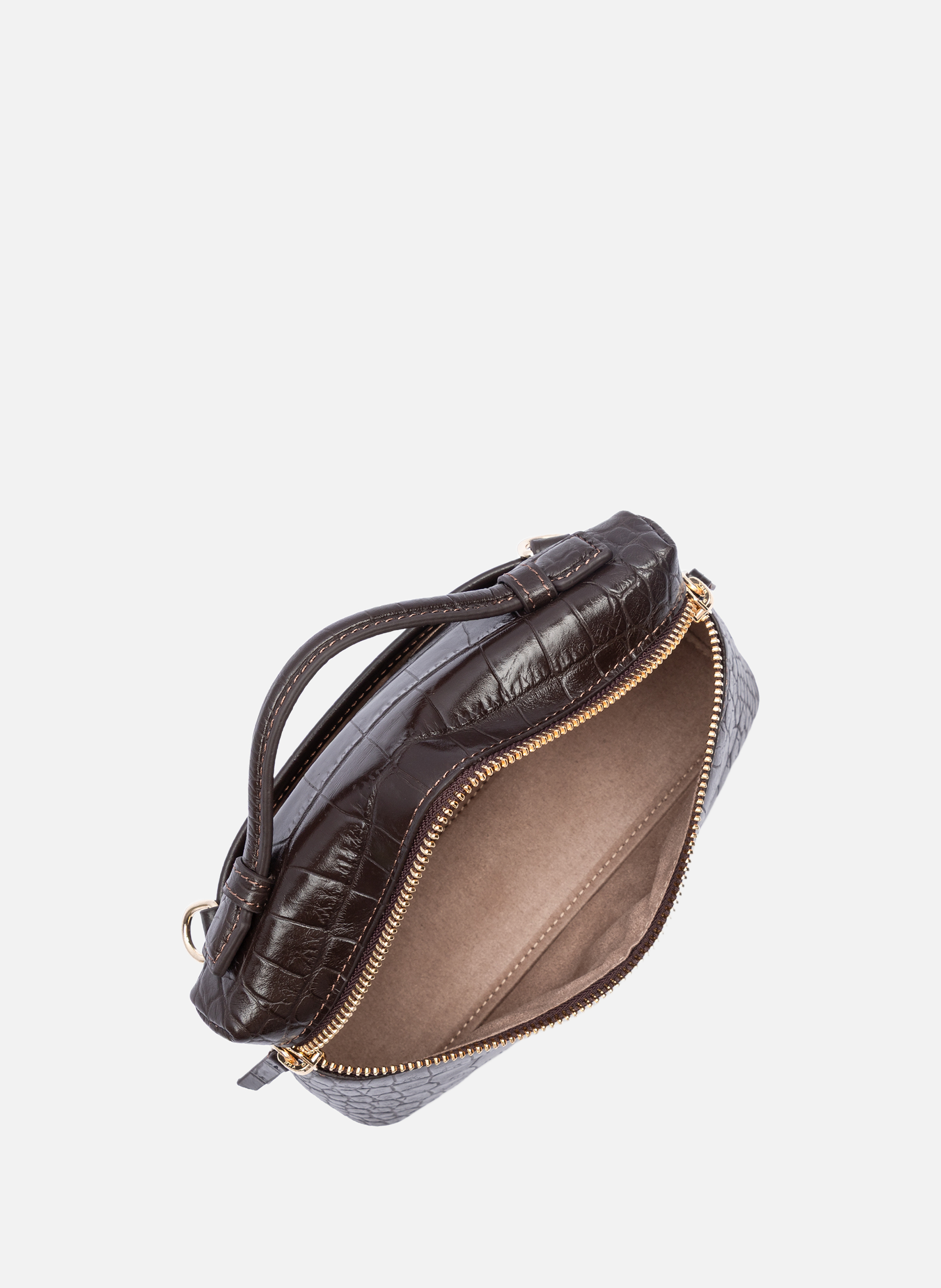 Kleine doosvormige tas - exo LANCASTER Bruin