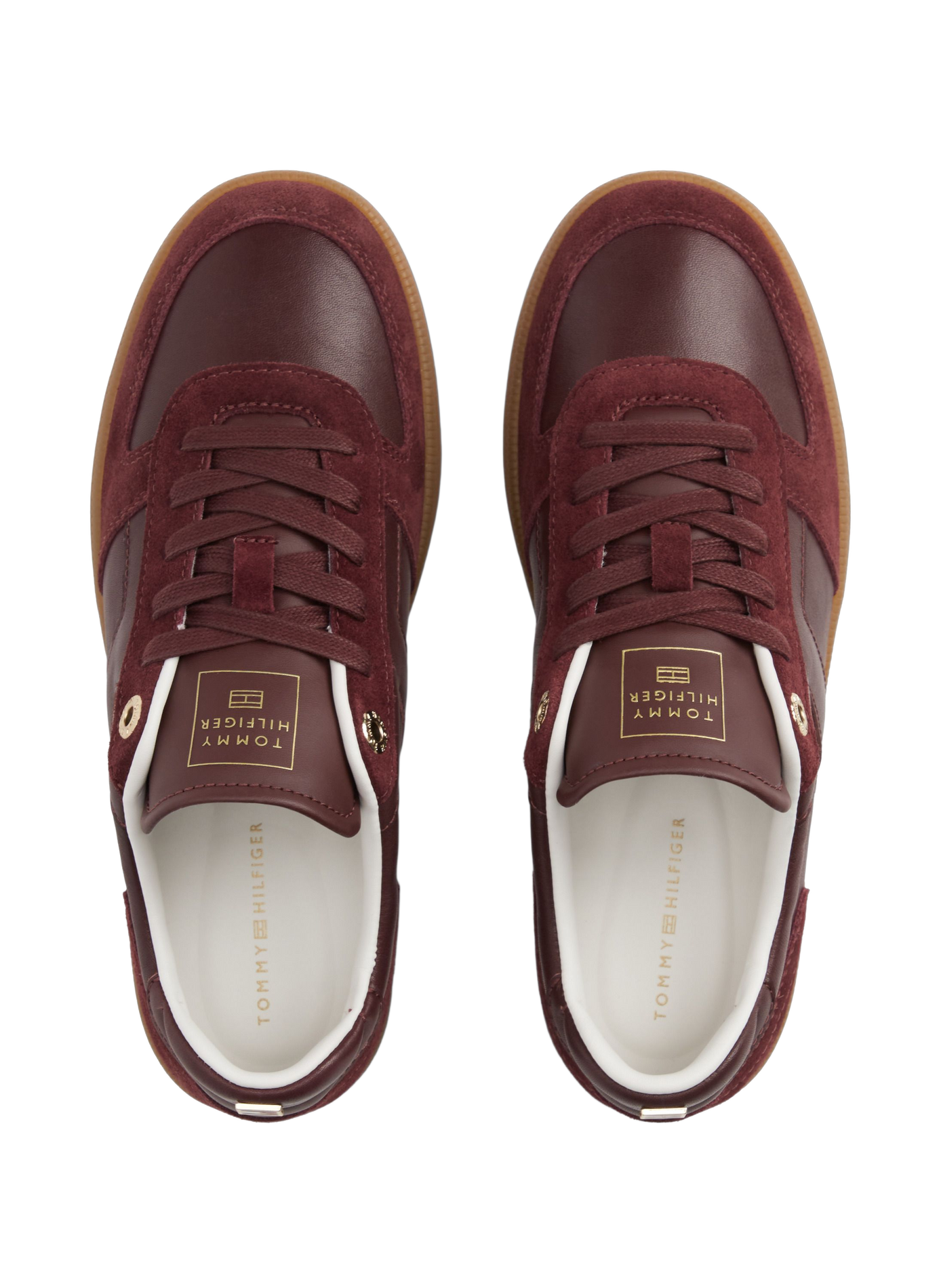 Baskets basses en cuir TOMMY HILFIGER Multicolore
