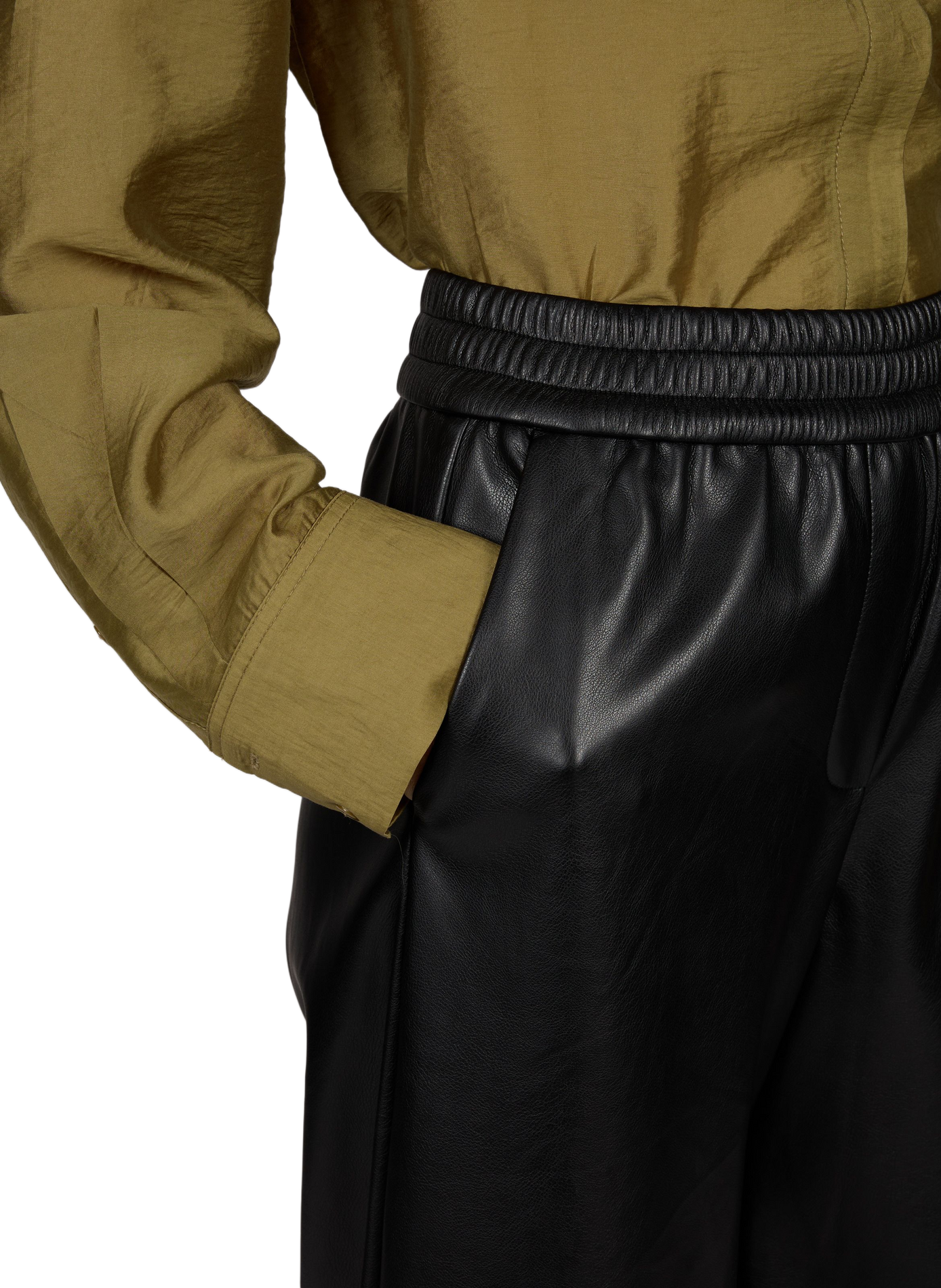 Weite Baumwollhose SUNCOO Schwarz