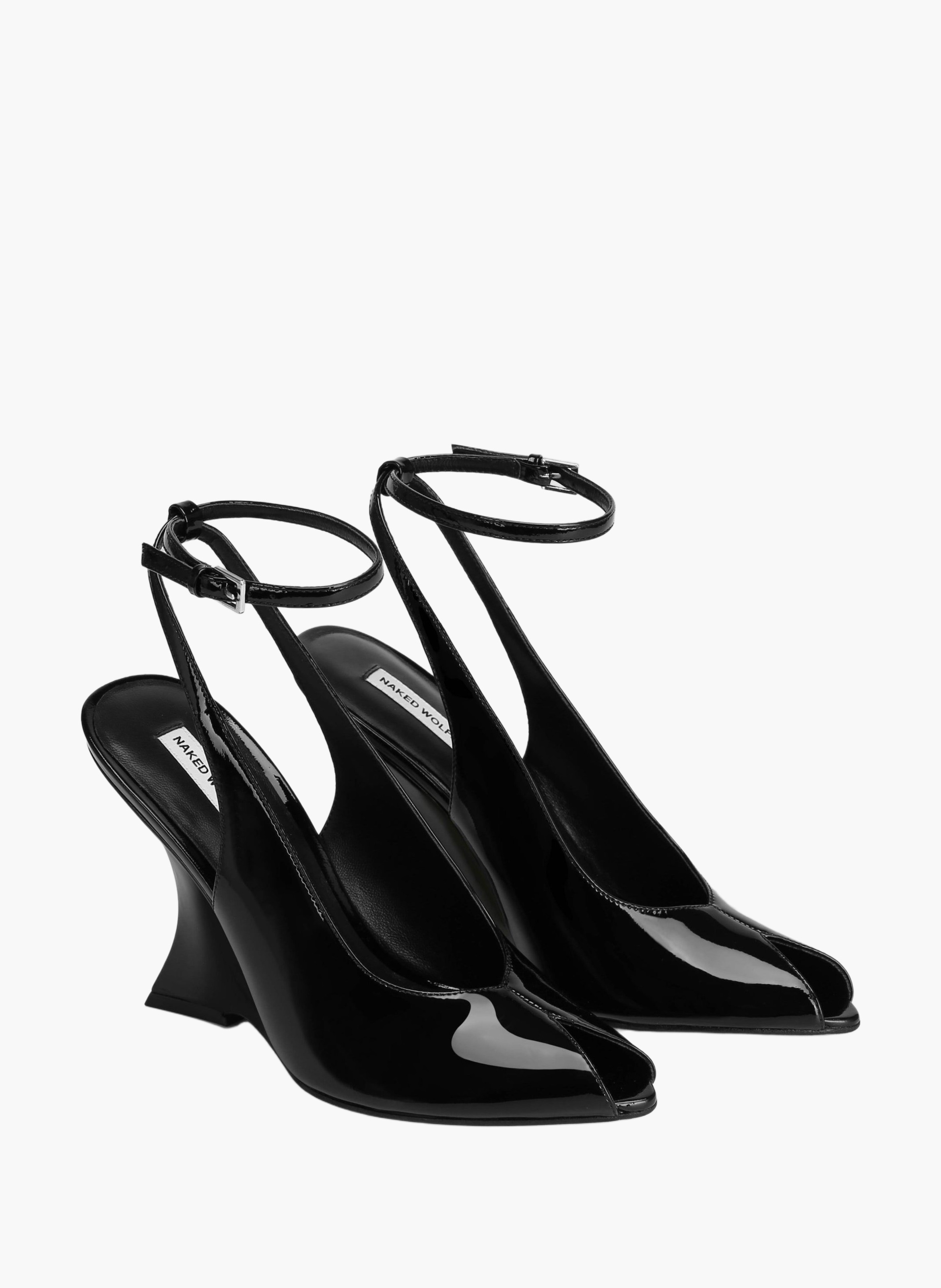 Ronnie Pumps aus Lackleder NAKED WOLFE Schwarz