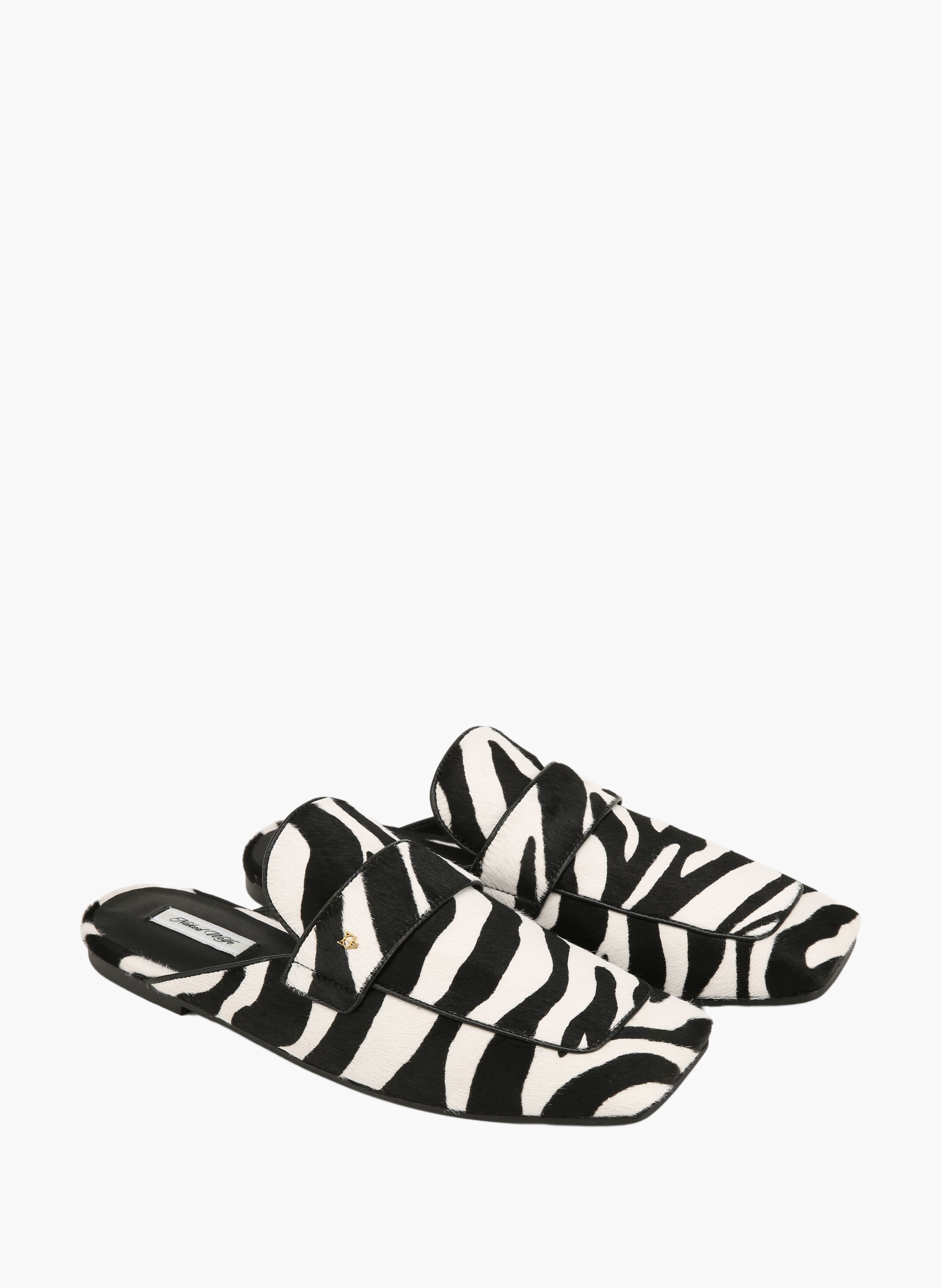 Mocassins bridgerton en cuir poulain NAKED WOLFE Rayé