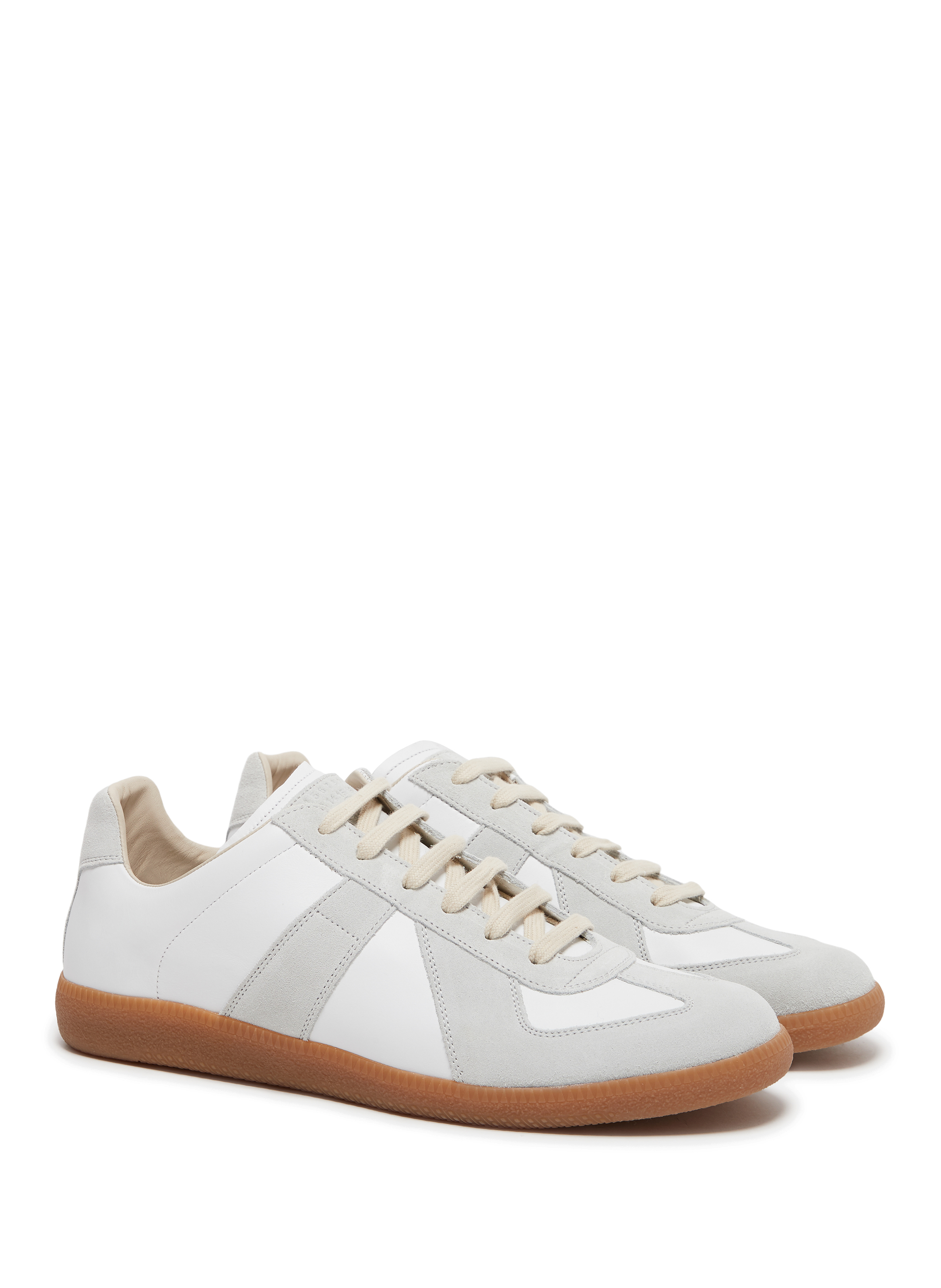 Replica Leather Sneakers MAISON MARGIELA White