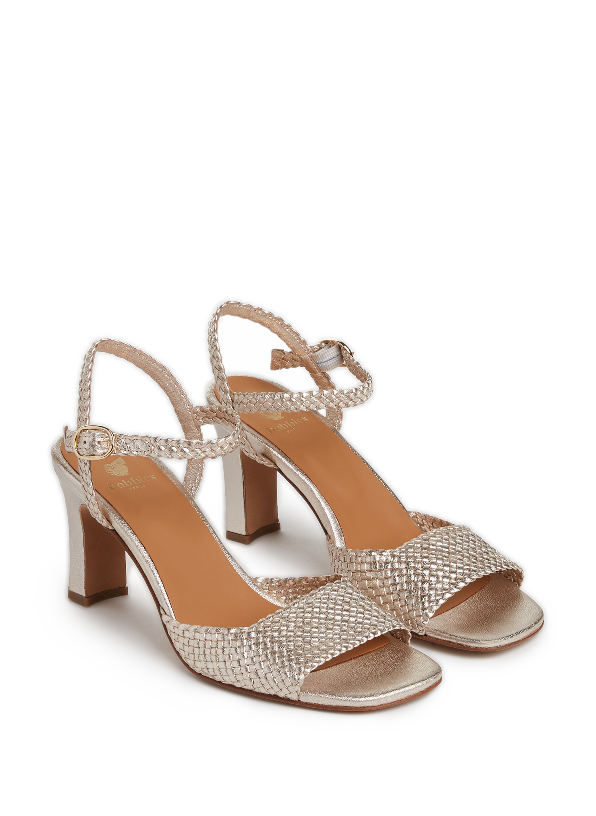 Sandales à talon Louisa en cuir