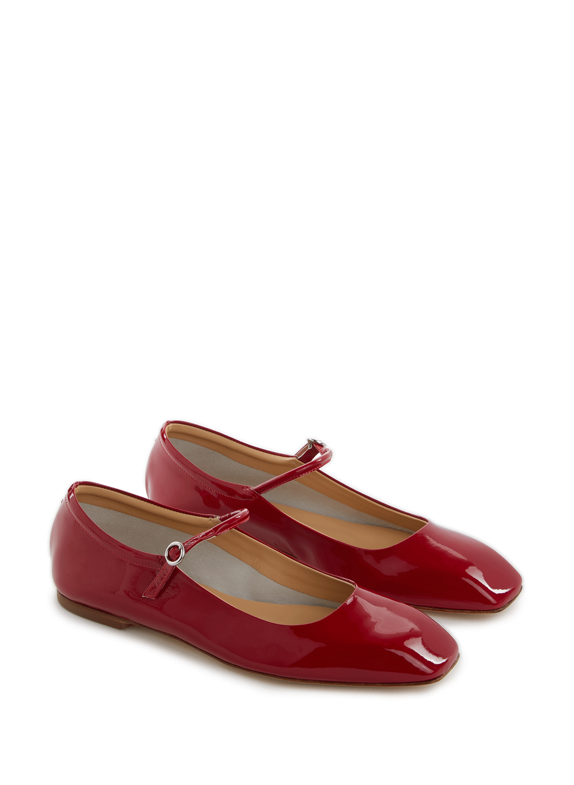 Ballerines Uma en cuir verni AEYDE Rouge
