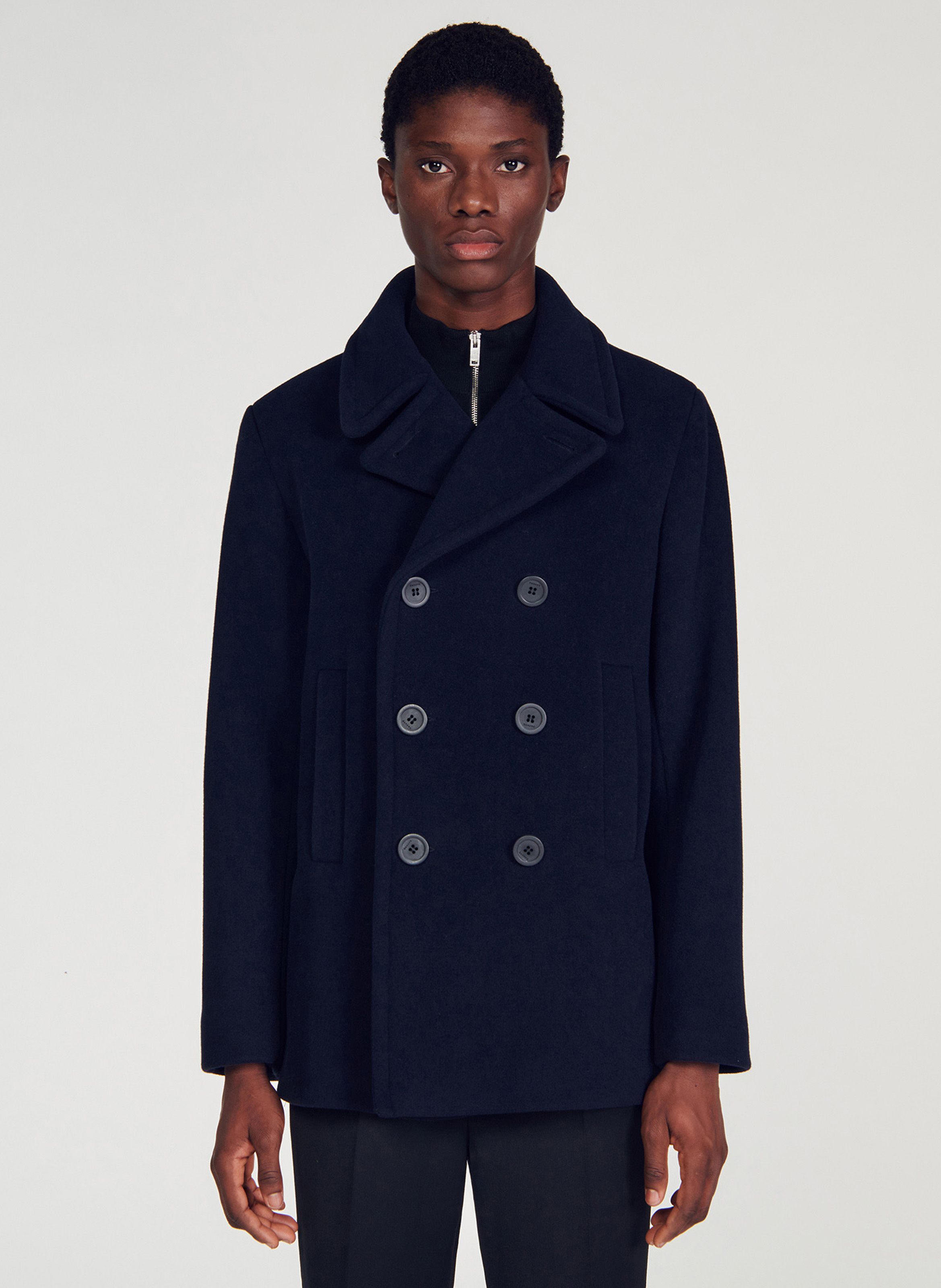 Manteau cheap laine sandro