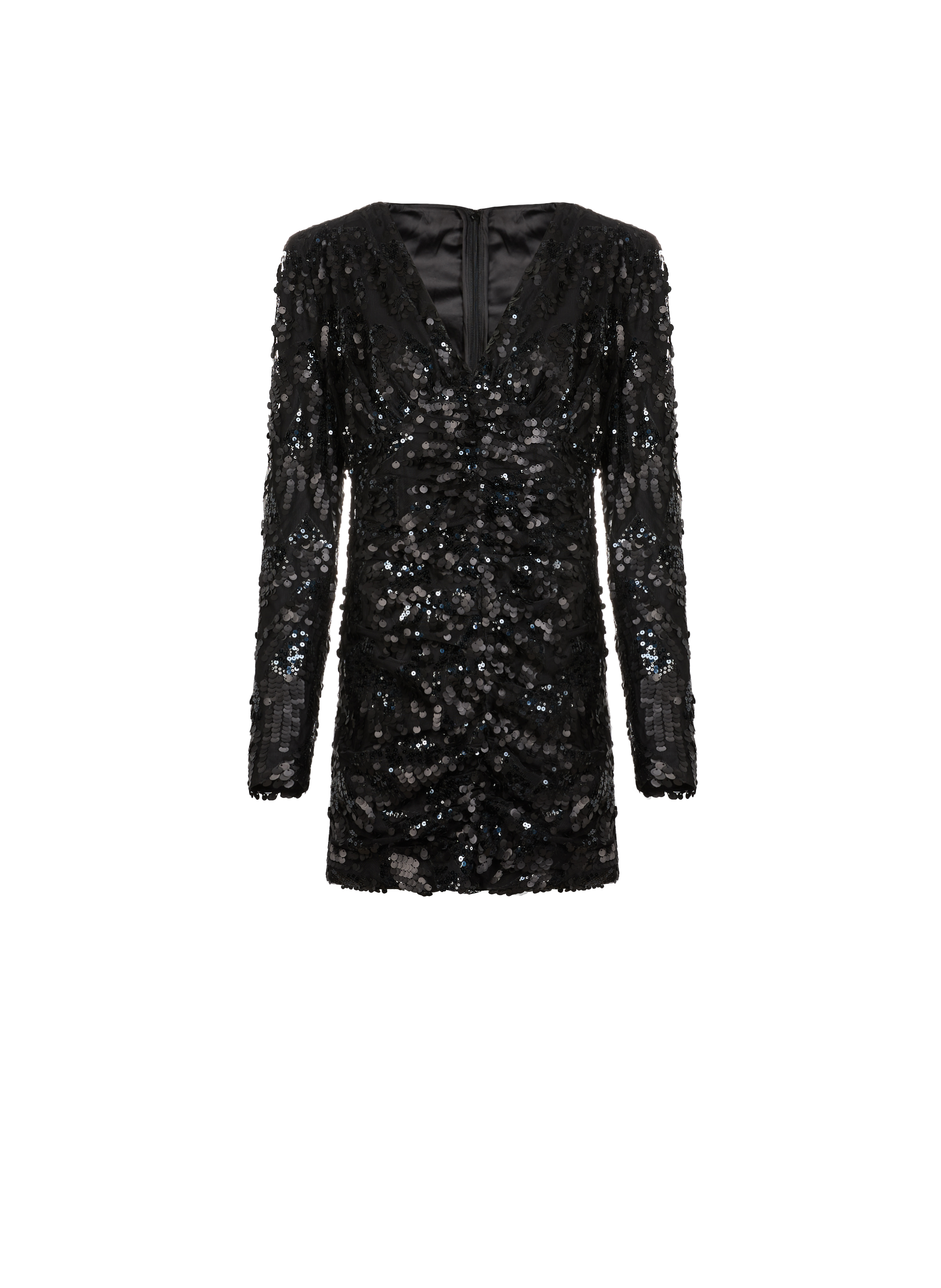 Robe courte à sequins ROTATE Noir