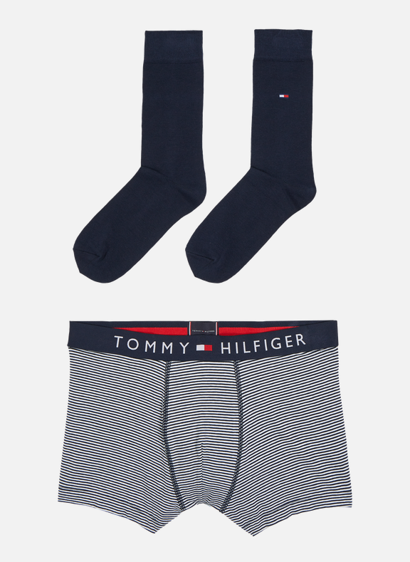 TOMMY HILFIGER Lot chaussettes et boxer Bleu