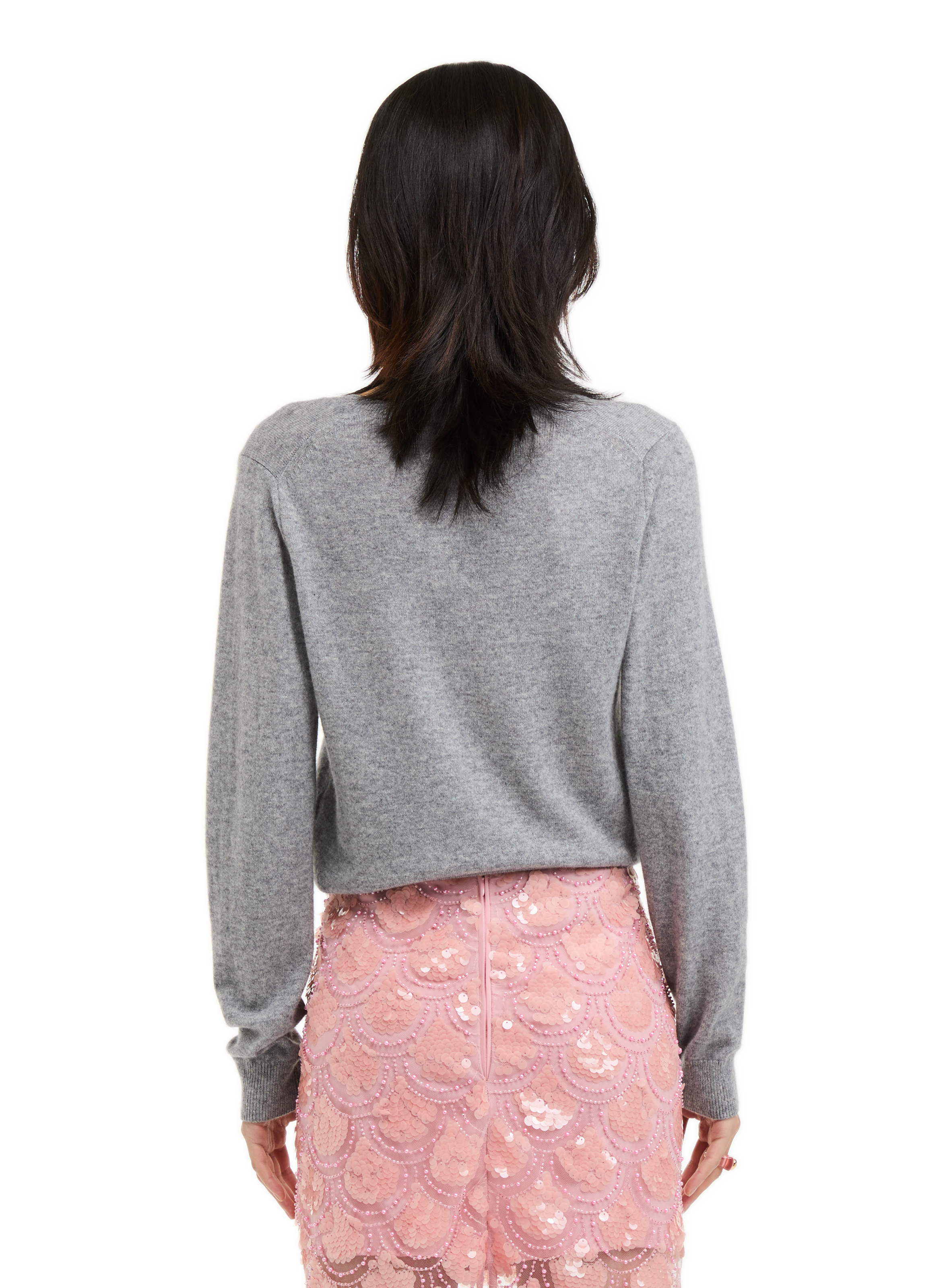 Pull en cachemire AU PRINTEMPS PARIS Gris