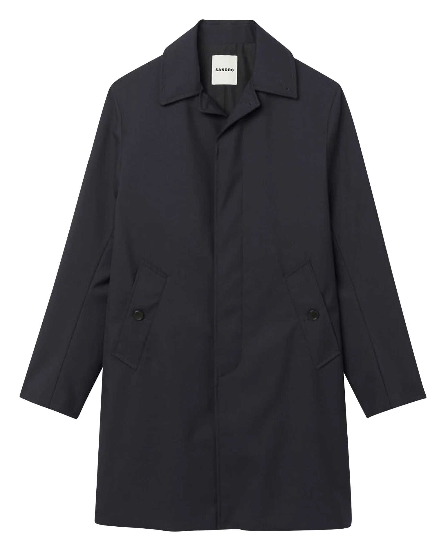 Veste droite col classique SANDRO Bleu