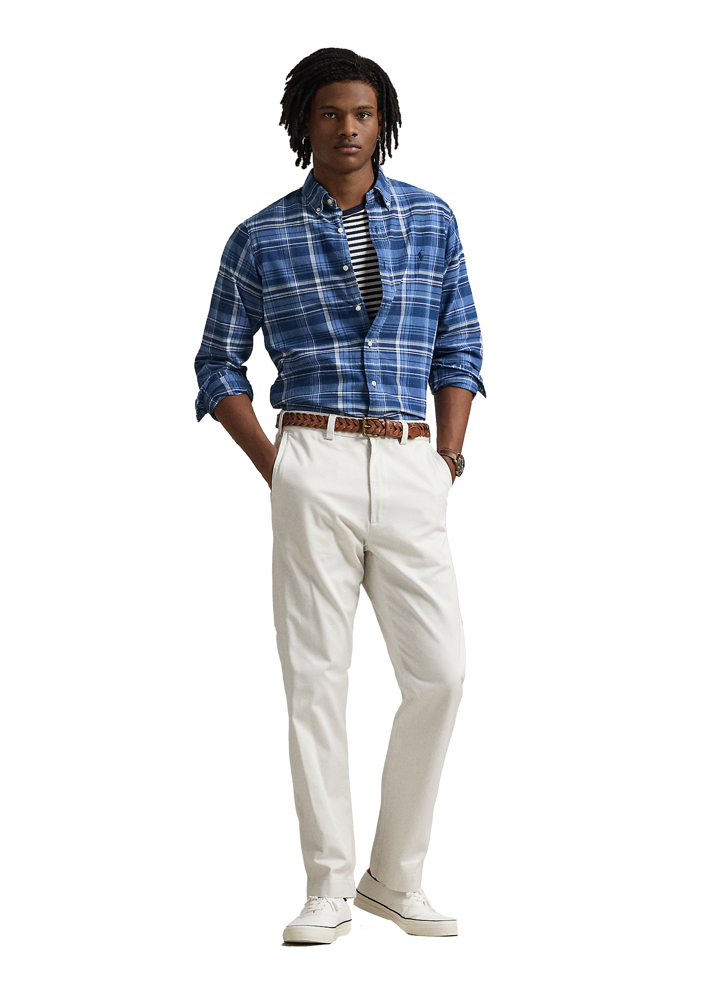 Chemise à carreaux POLO RALPH LAUREN Bleu