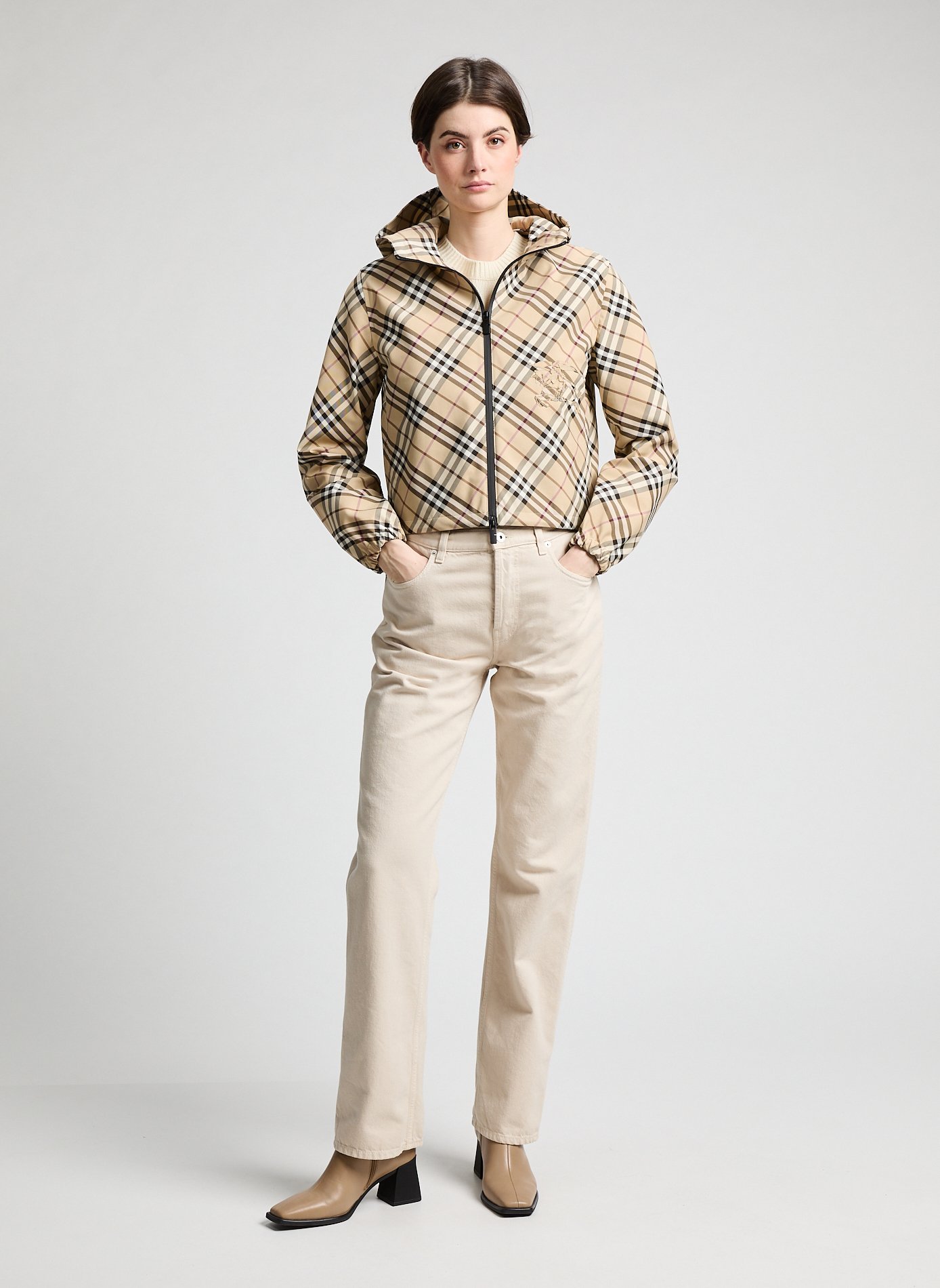 Night blue trousers - The Air Uniform BURBERRY Beige