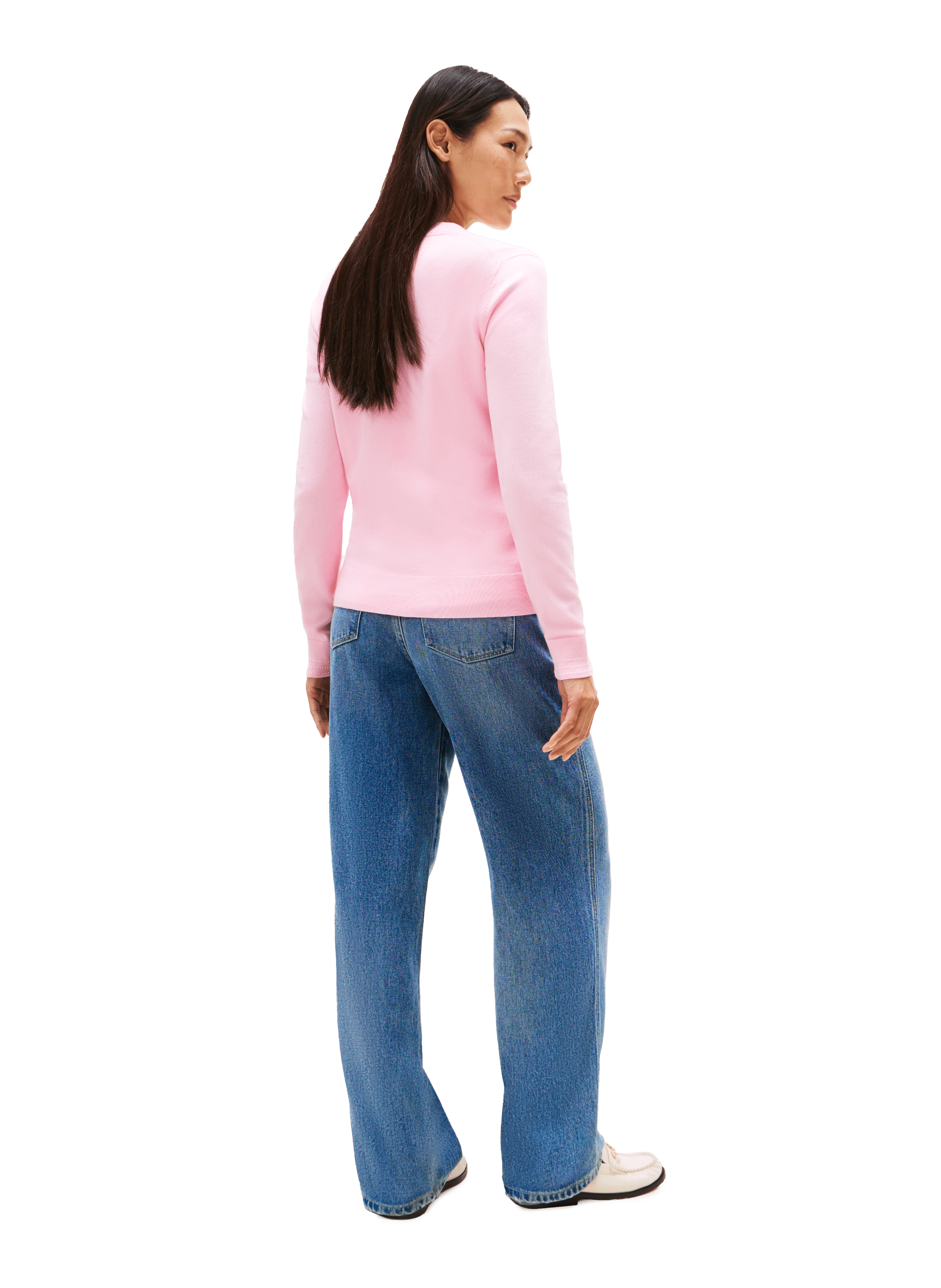 Pull à col ras-du-cou TOMMY HILFIGER Rose