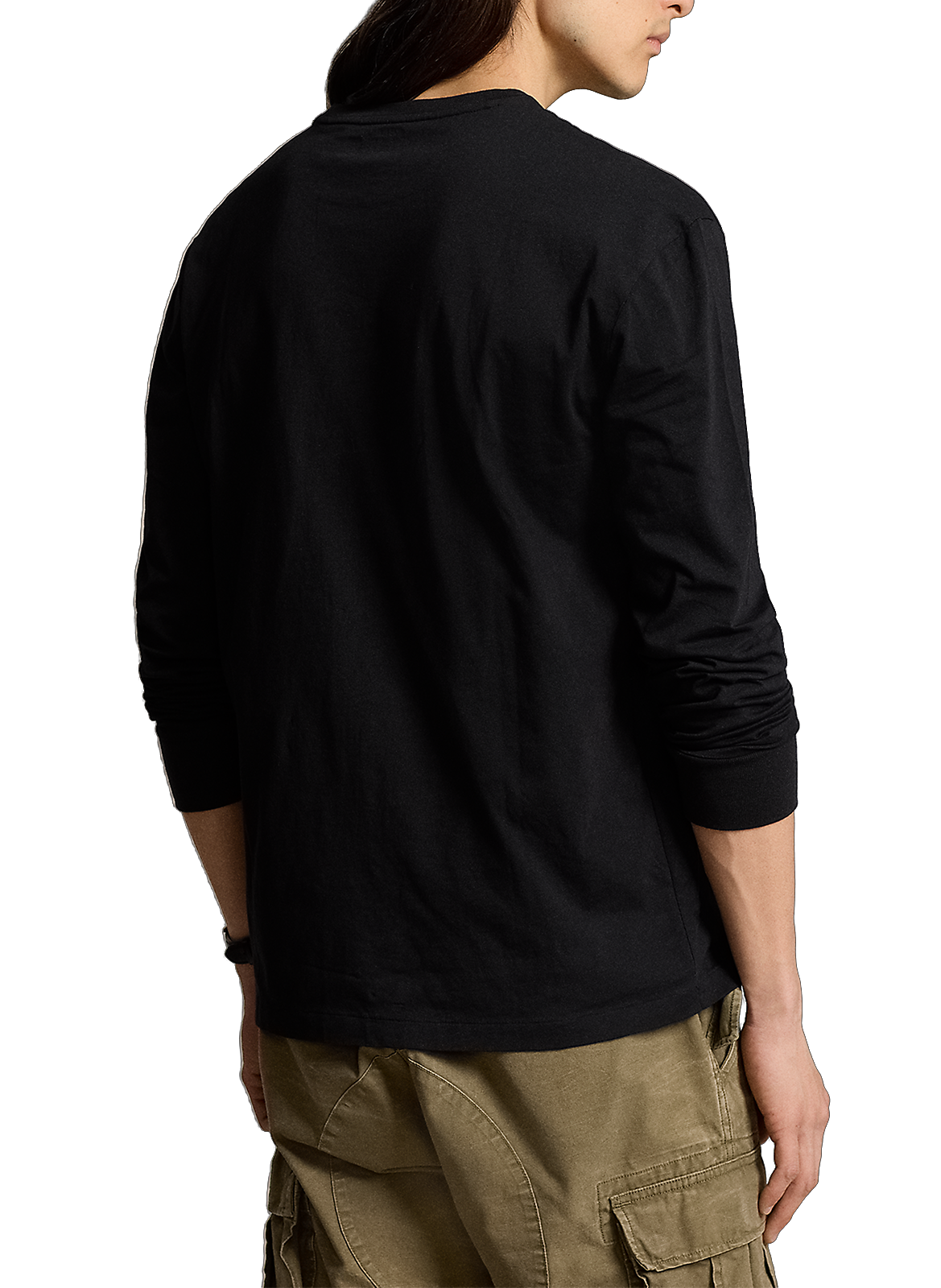 Long-sleeve cotton T-shirt POLO RALPH LAUREN Black