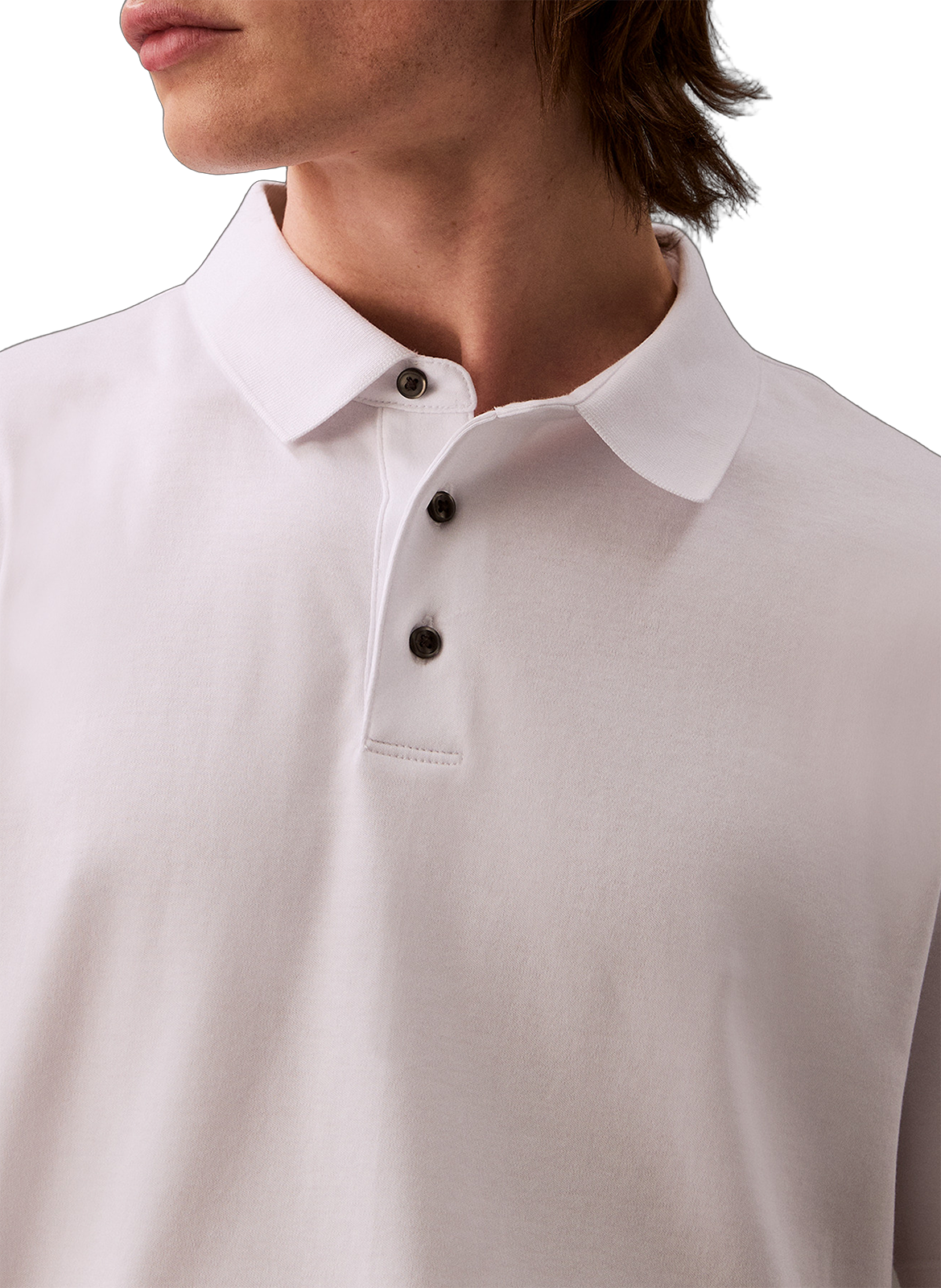 Polo en coton CALVIN KLEIN Blanc