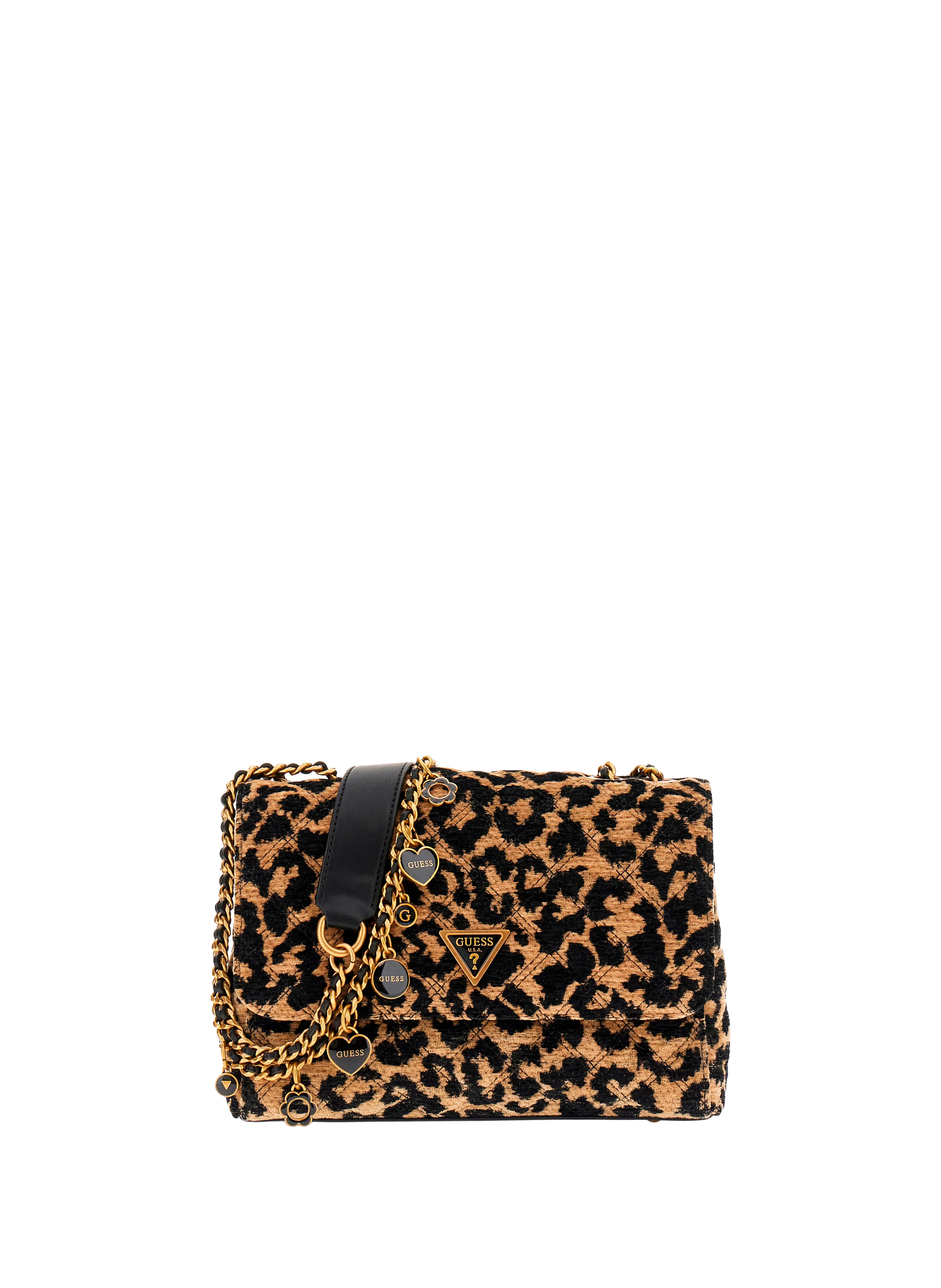 GUESS Sac à bandoulière en velours Multicolour
