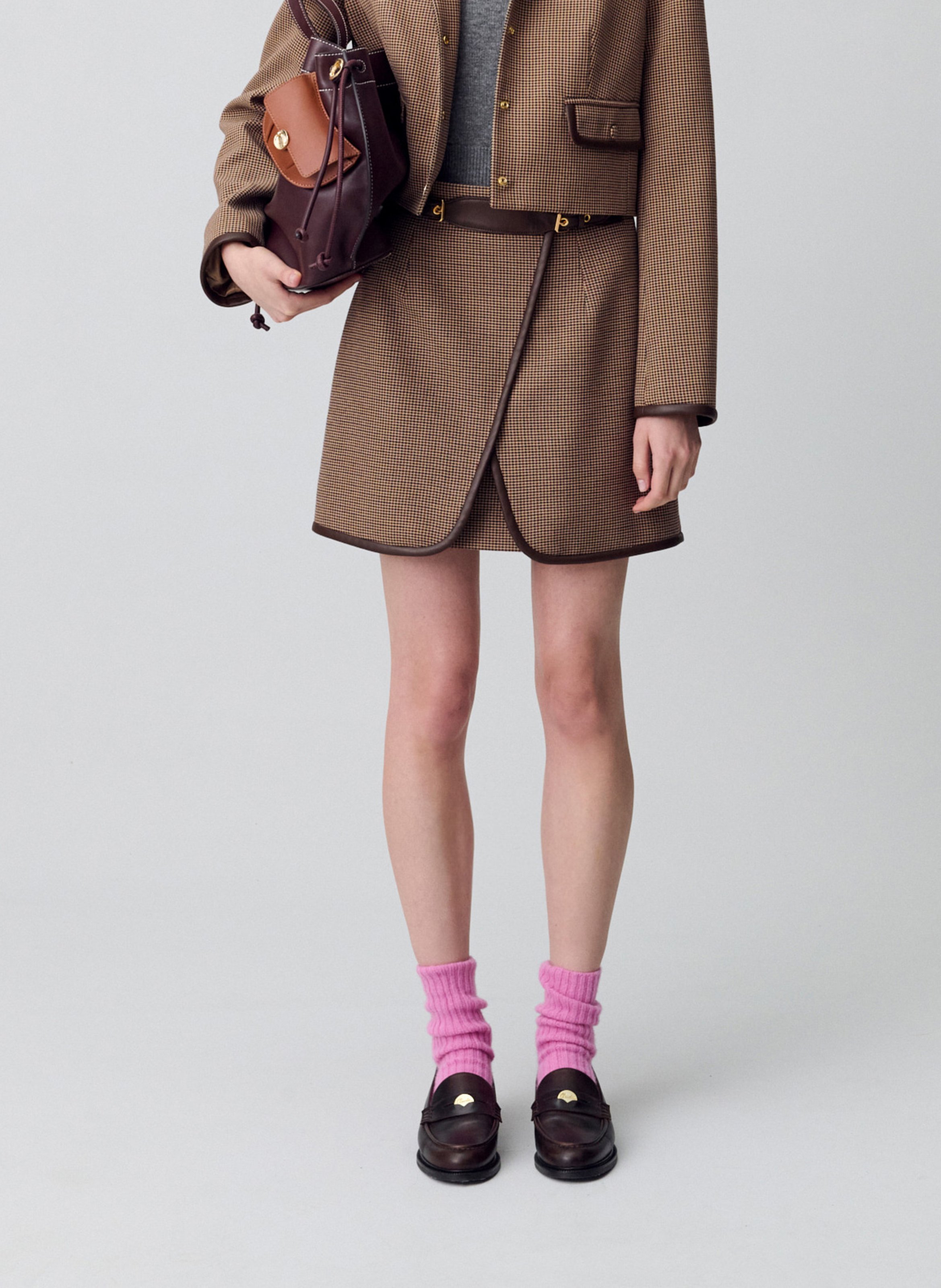 Jupe courte sila CLAUDIE PIERLOT Multicolore