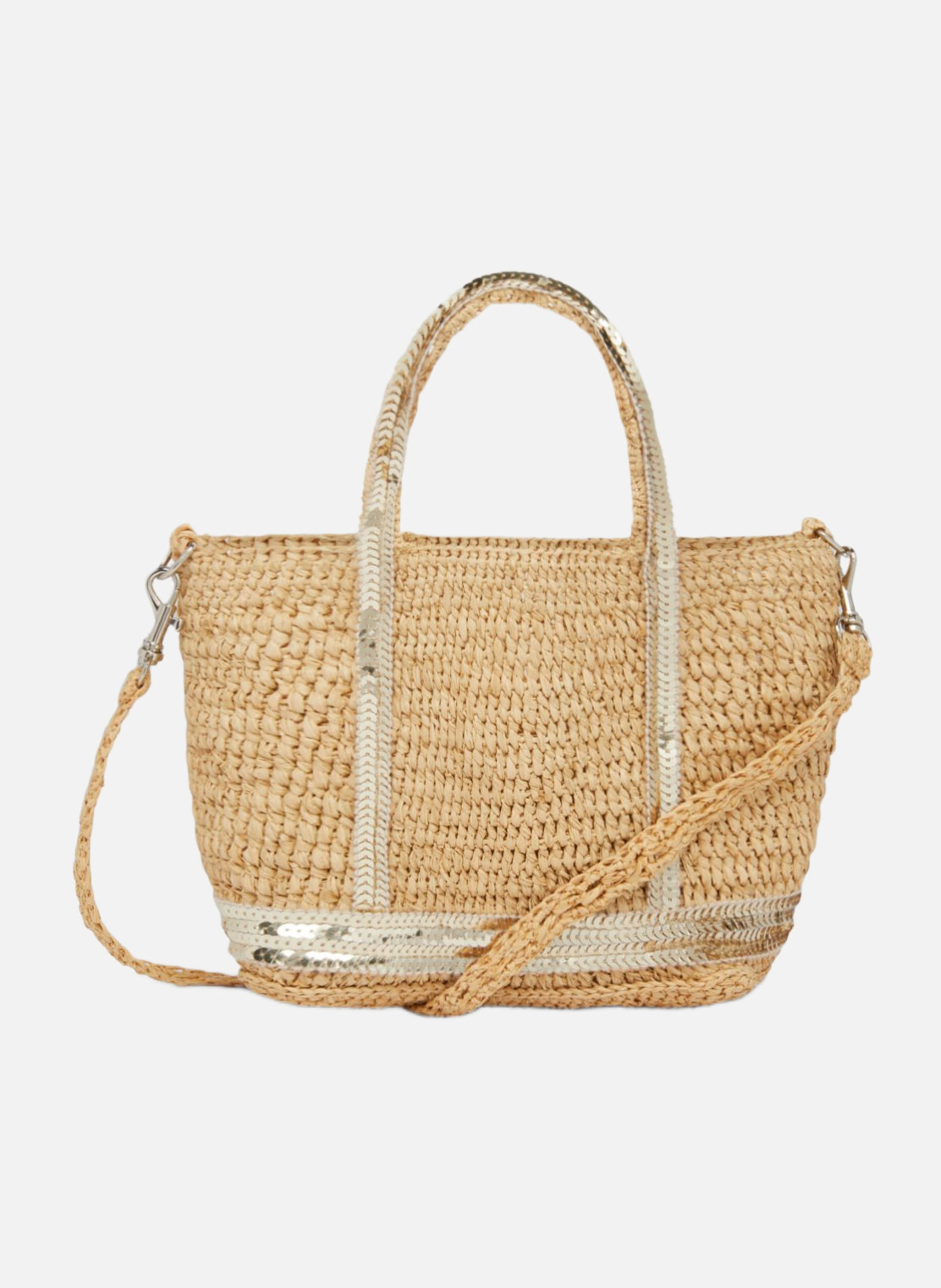 Cabas XS En Raphia et Sequins Or VANESSA BRUNO Doré