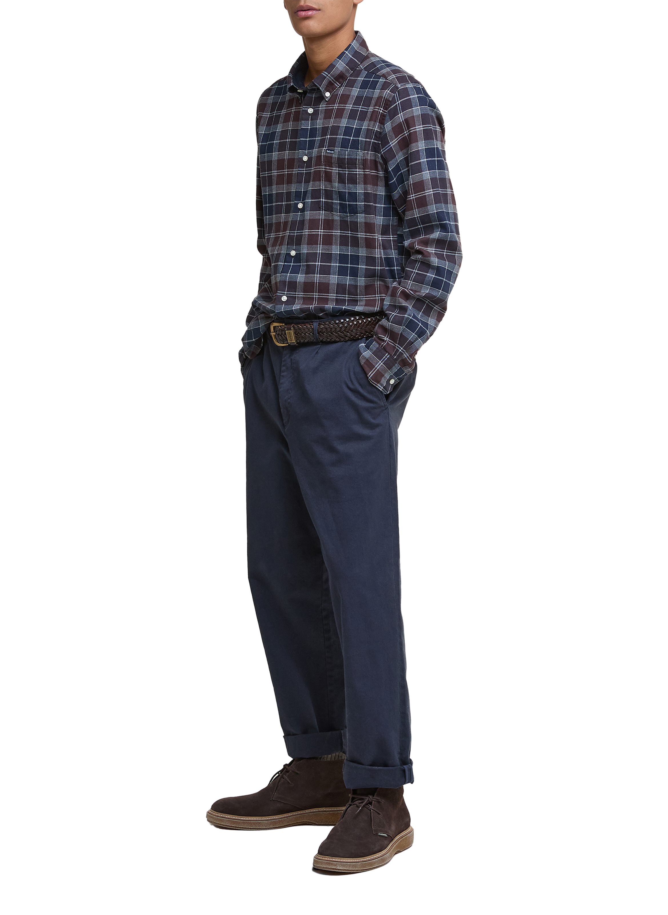 Chemise à carreaux en flanelle BARBOUR Multicolore