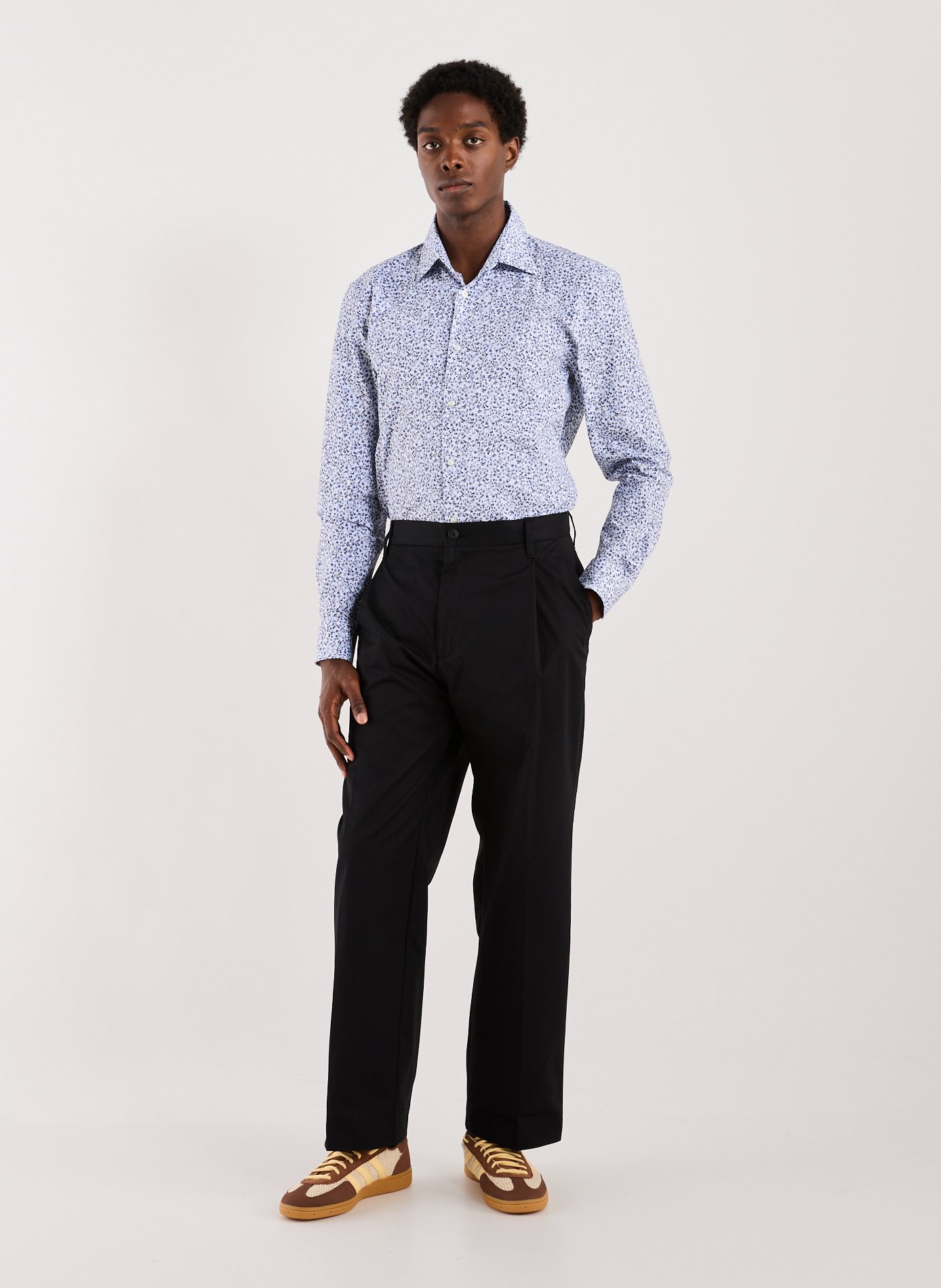 Chemise slim à imprimé florale  BOSS Multicolore