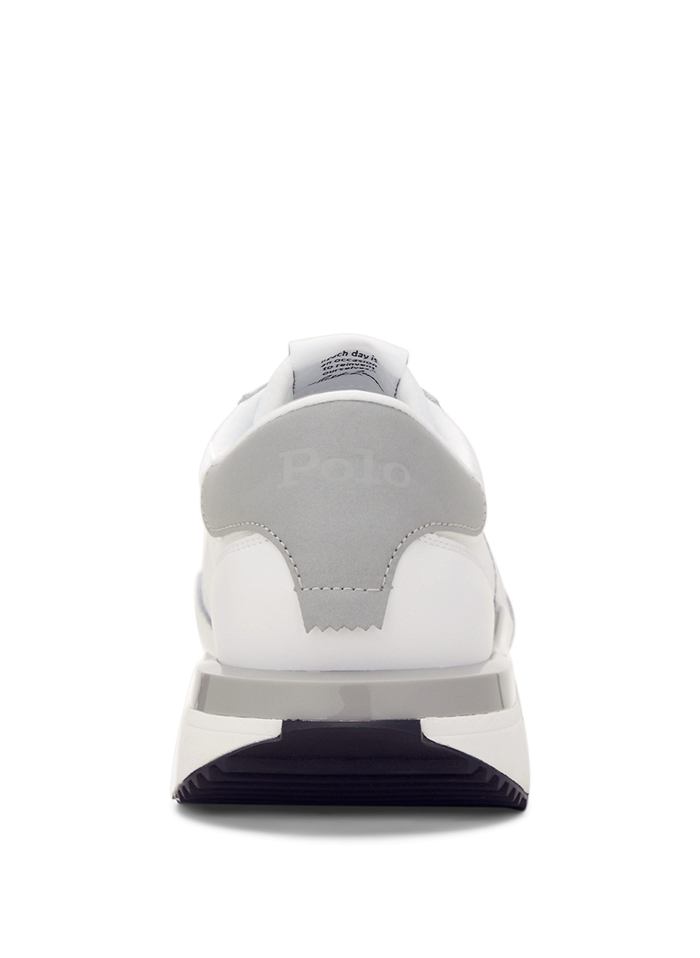 Mixed leather bi-material sneakers POLO RALPH LAUREN White