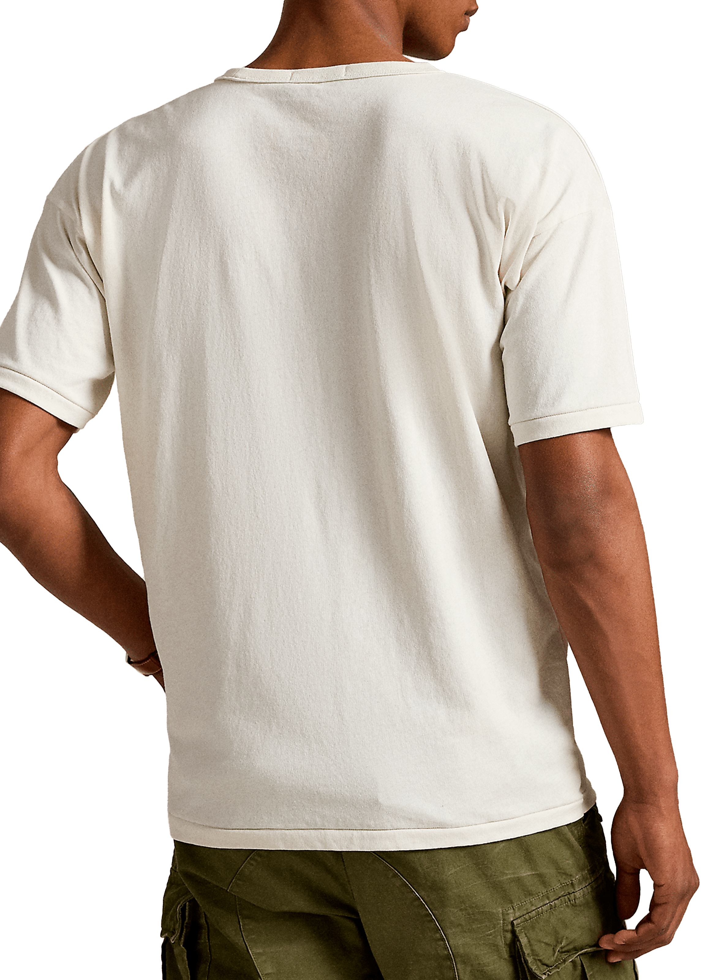 T-shirt à motif en coton POLO RALPH LAUREN Blanc