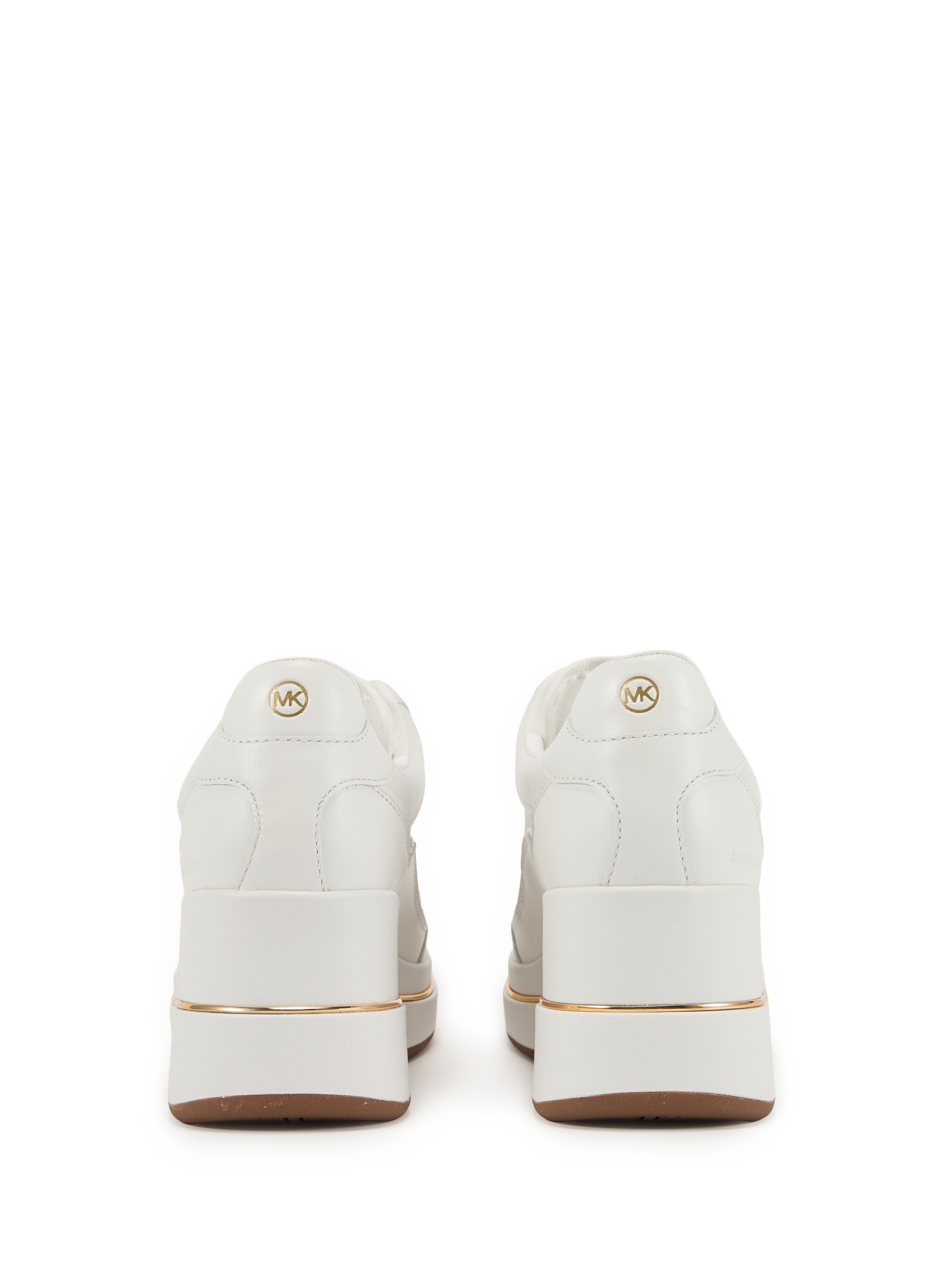 Leather platform sneakers MICHAEL KORS White