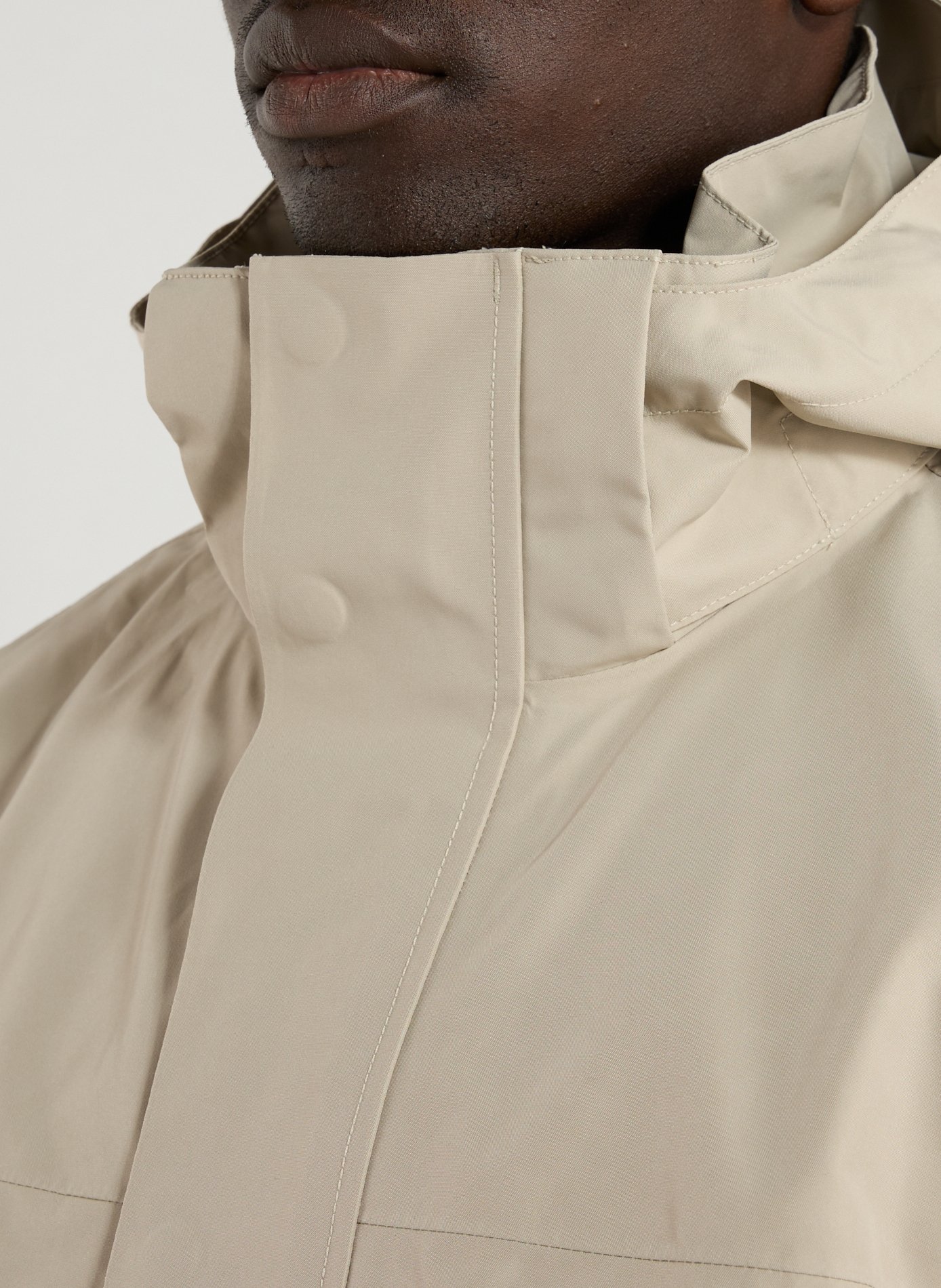 Waterproof hooded parka AIGLE Blue