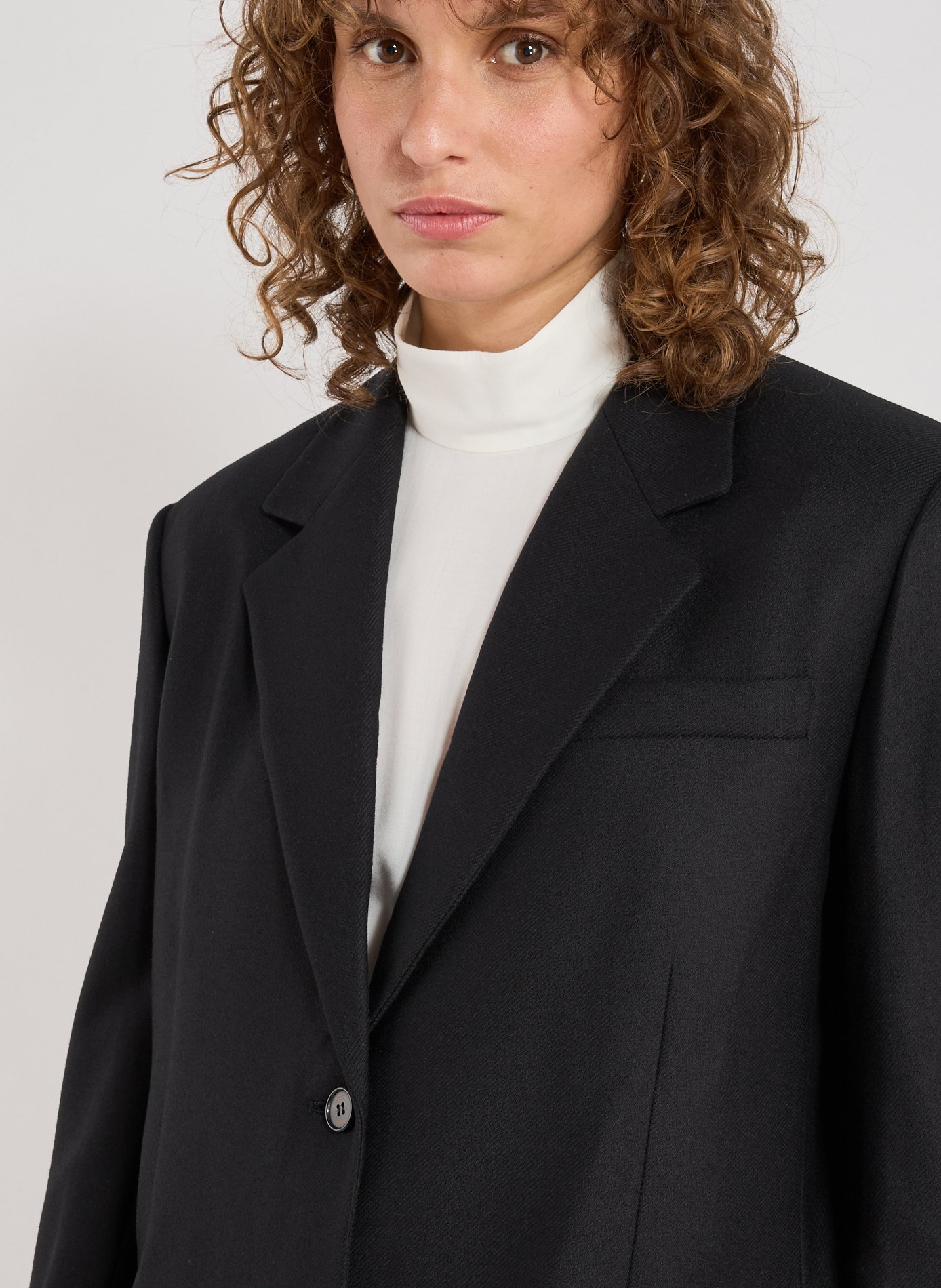 Convertible coat with wool blend skirt EENK Black