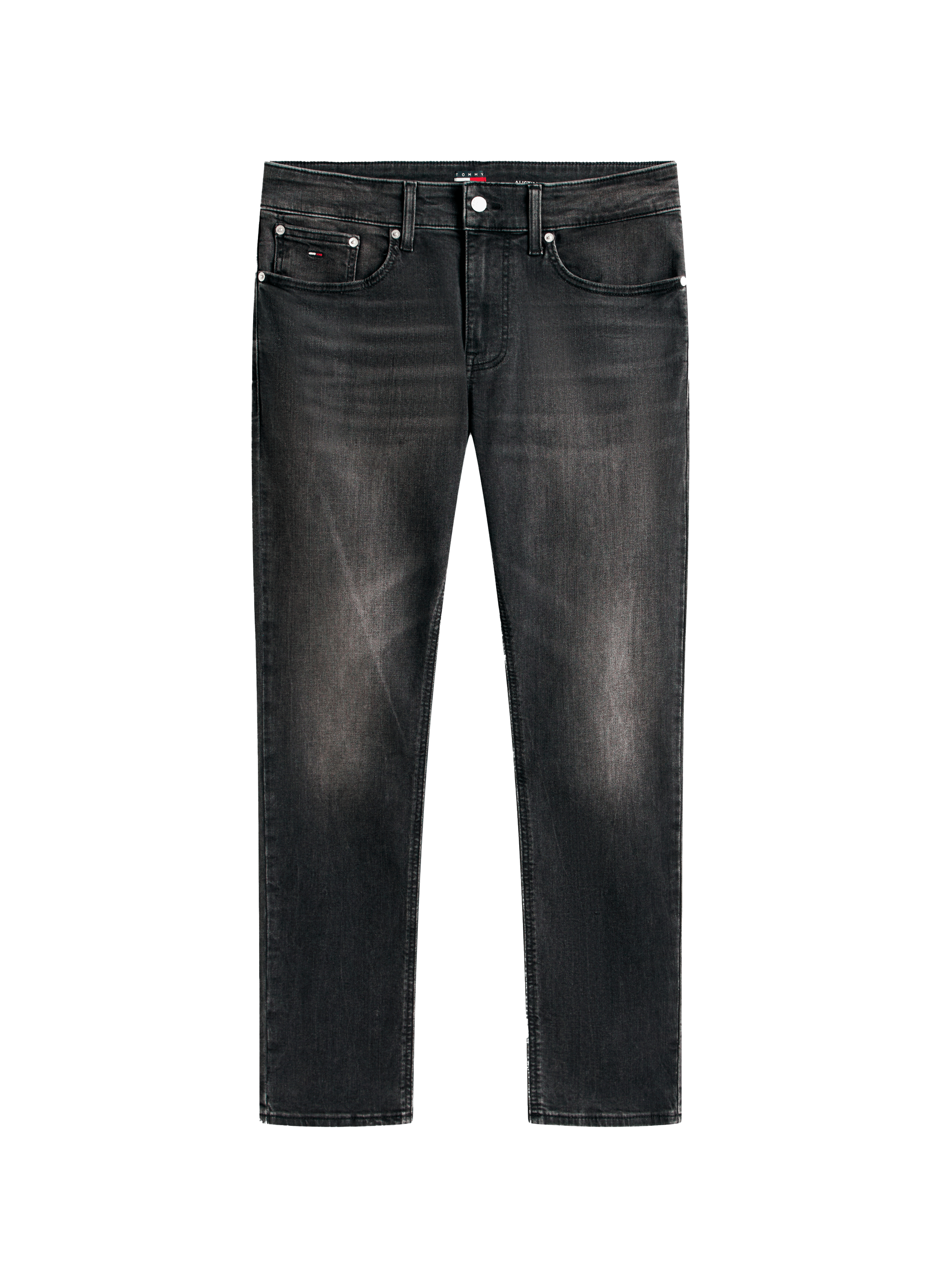 Jean slim en coton TOMMY HILFIGER Noir
