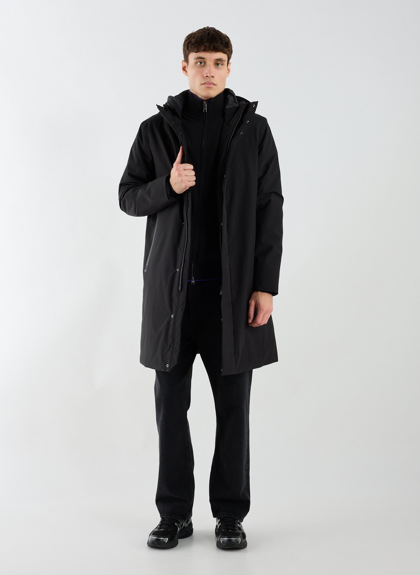 Parka longue à capuche  SAVE THE DUCK Noir