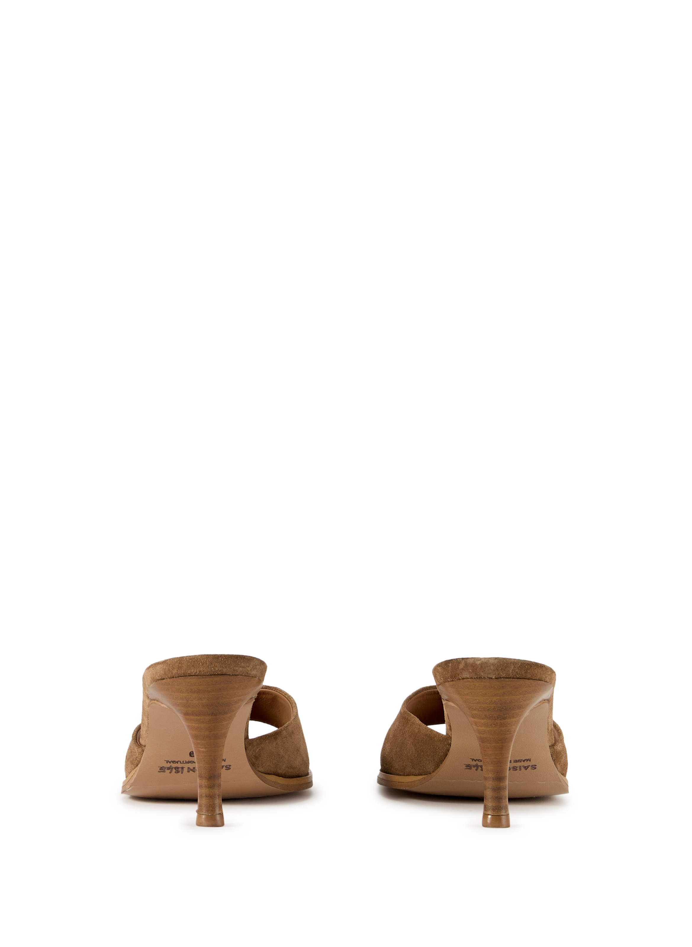 Frisson Leather Mules SAISON 1865 Beige