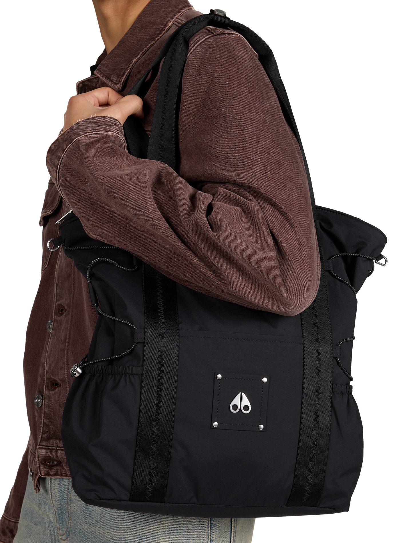 Sac à bandoulière amovible MOOSE KNUCKLES Noir