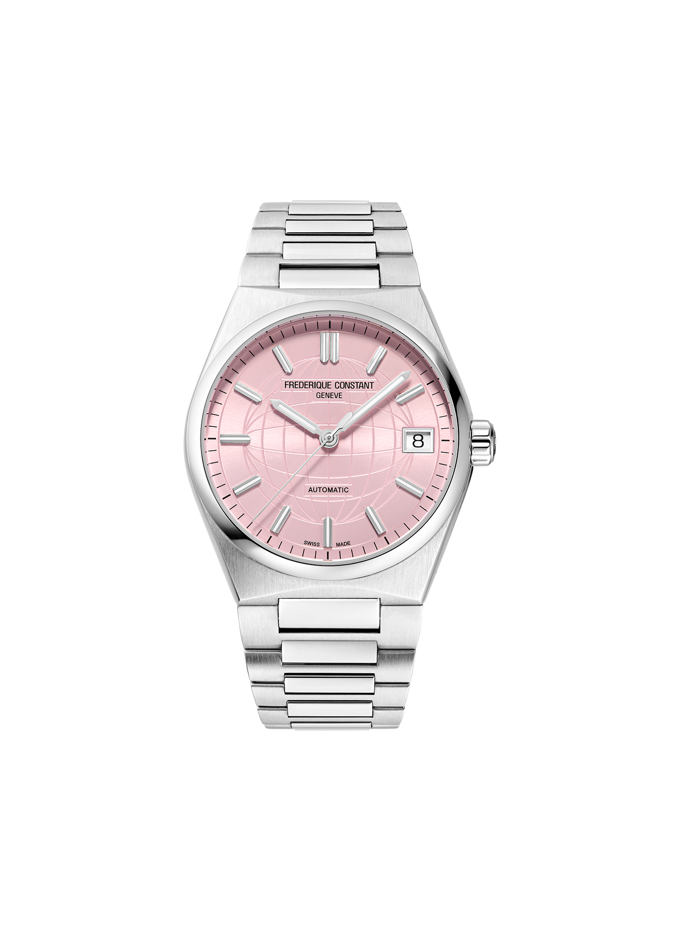Montre Highlife Ladies Automatic en acier inoxydable FREDERIQUE CONSTANT Blanc