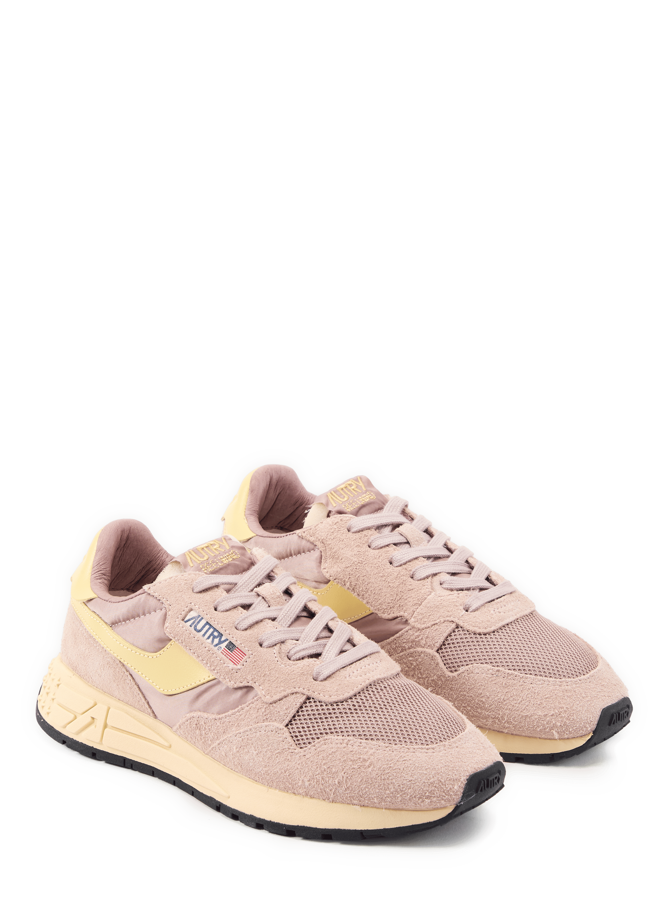 Baskets crantées en cuir mélangé AUTRY Multicolore