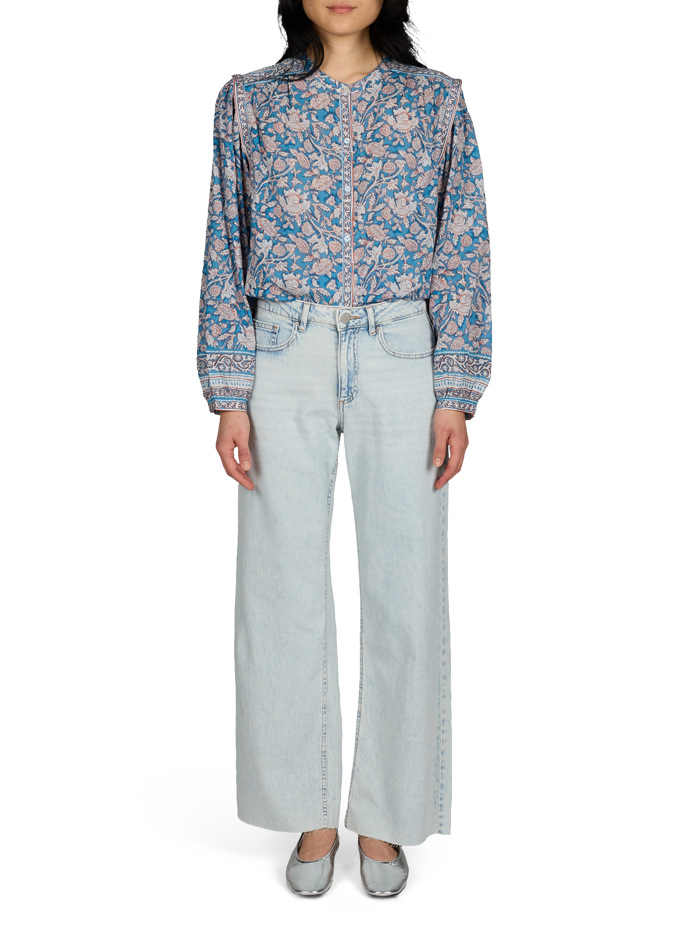 Palma straight leg jeans in blended cotton VILA Blue