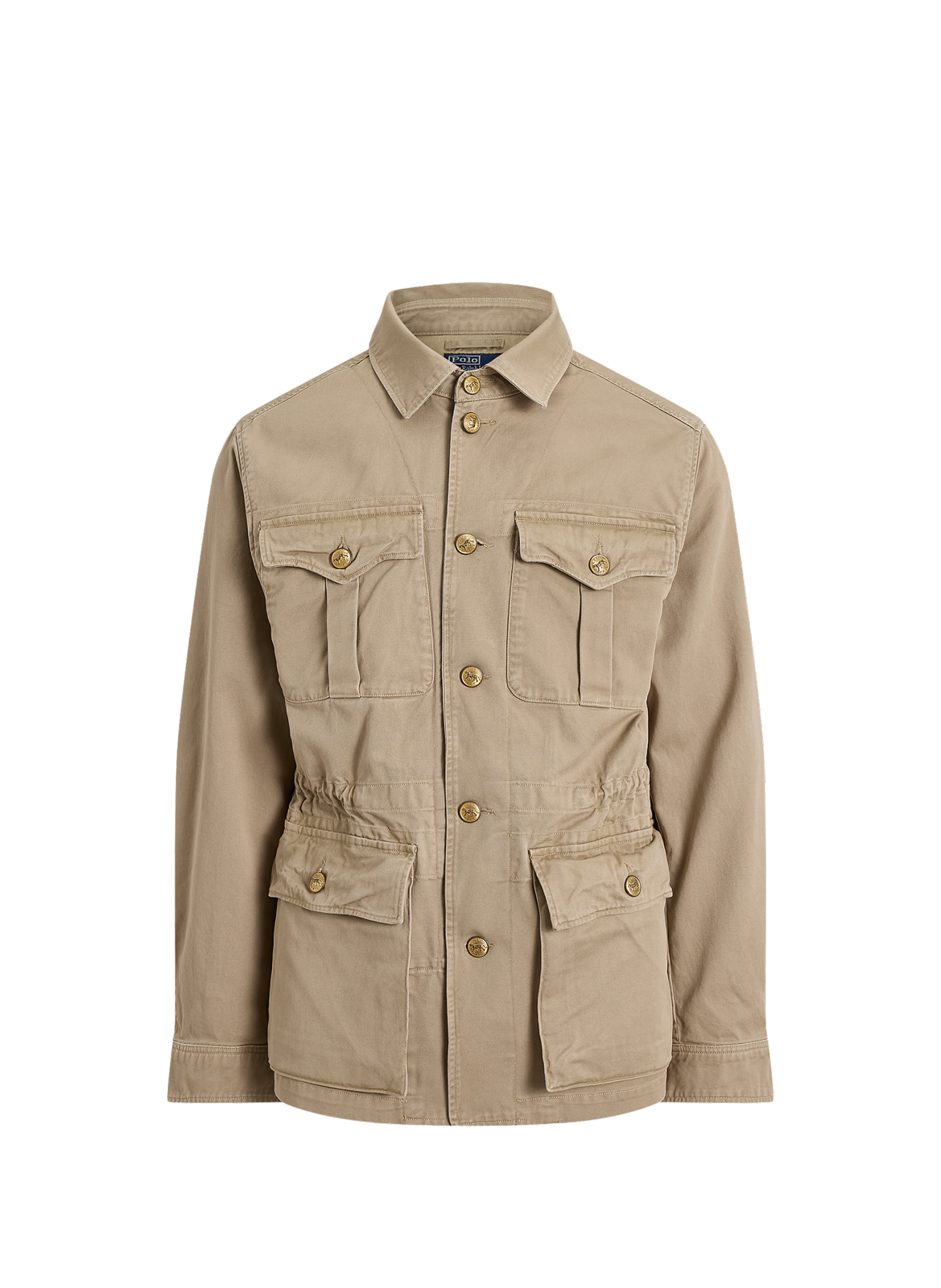Veste cintrée Utility en coton POLO RALPH LAUREN Beige