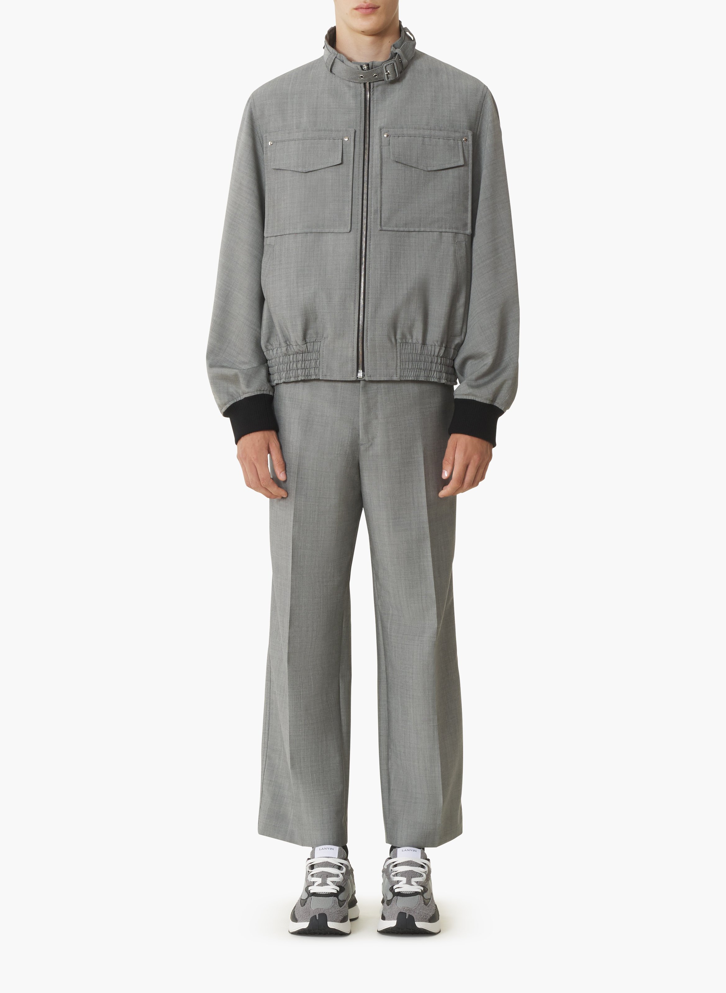 Blouson en laine mohair LANVIN Noir