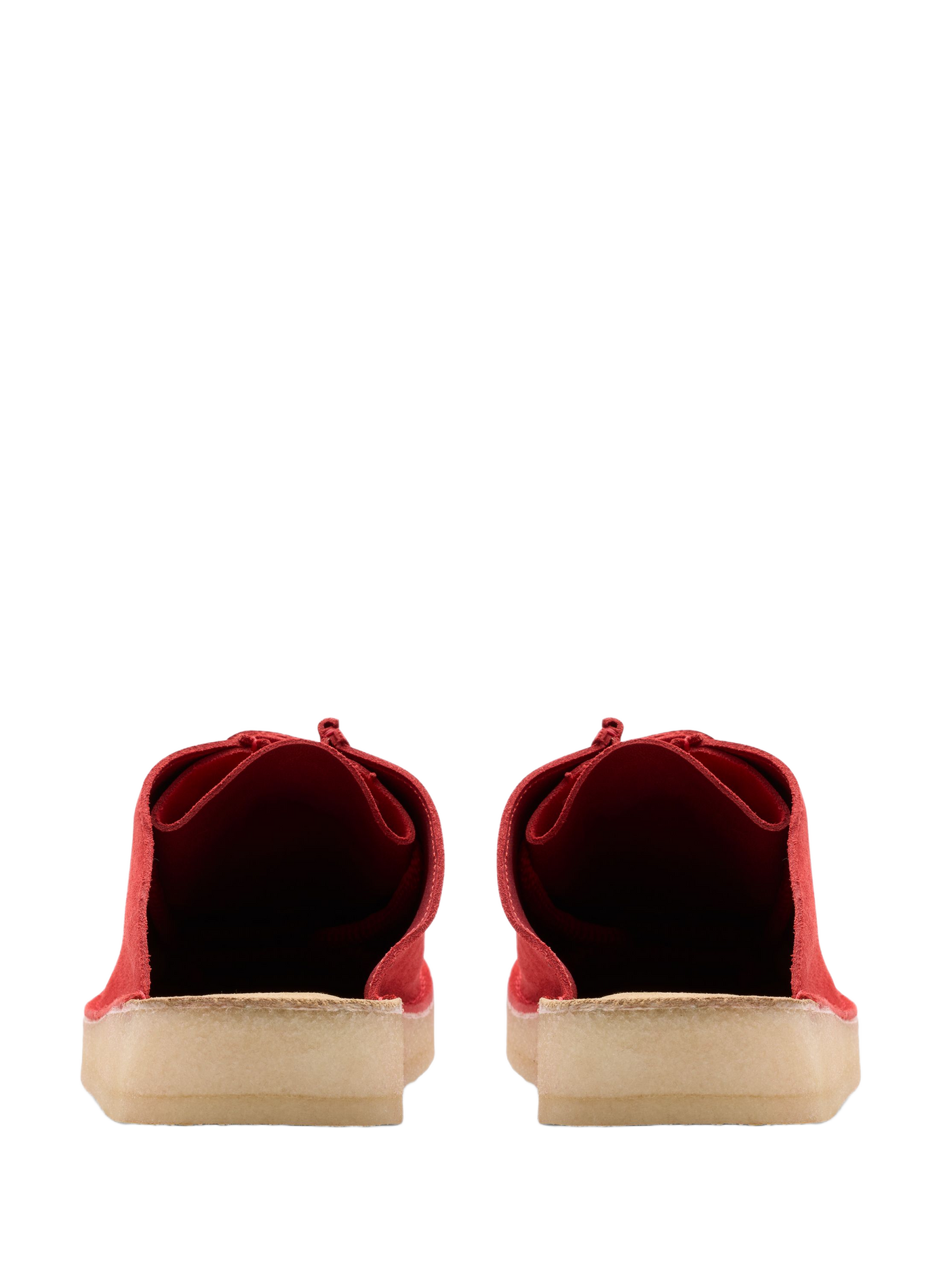 Mules DSRTNomad de ante gamuzado CLARKS Rojo