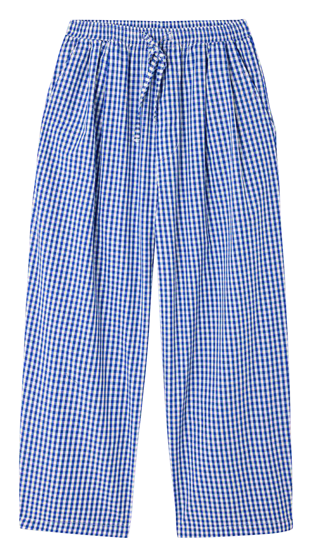 Pantalon large en coton imprimé ekirow AMERICAN VINTAGE Bleu