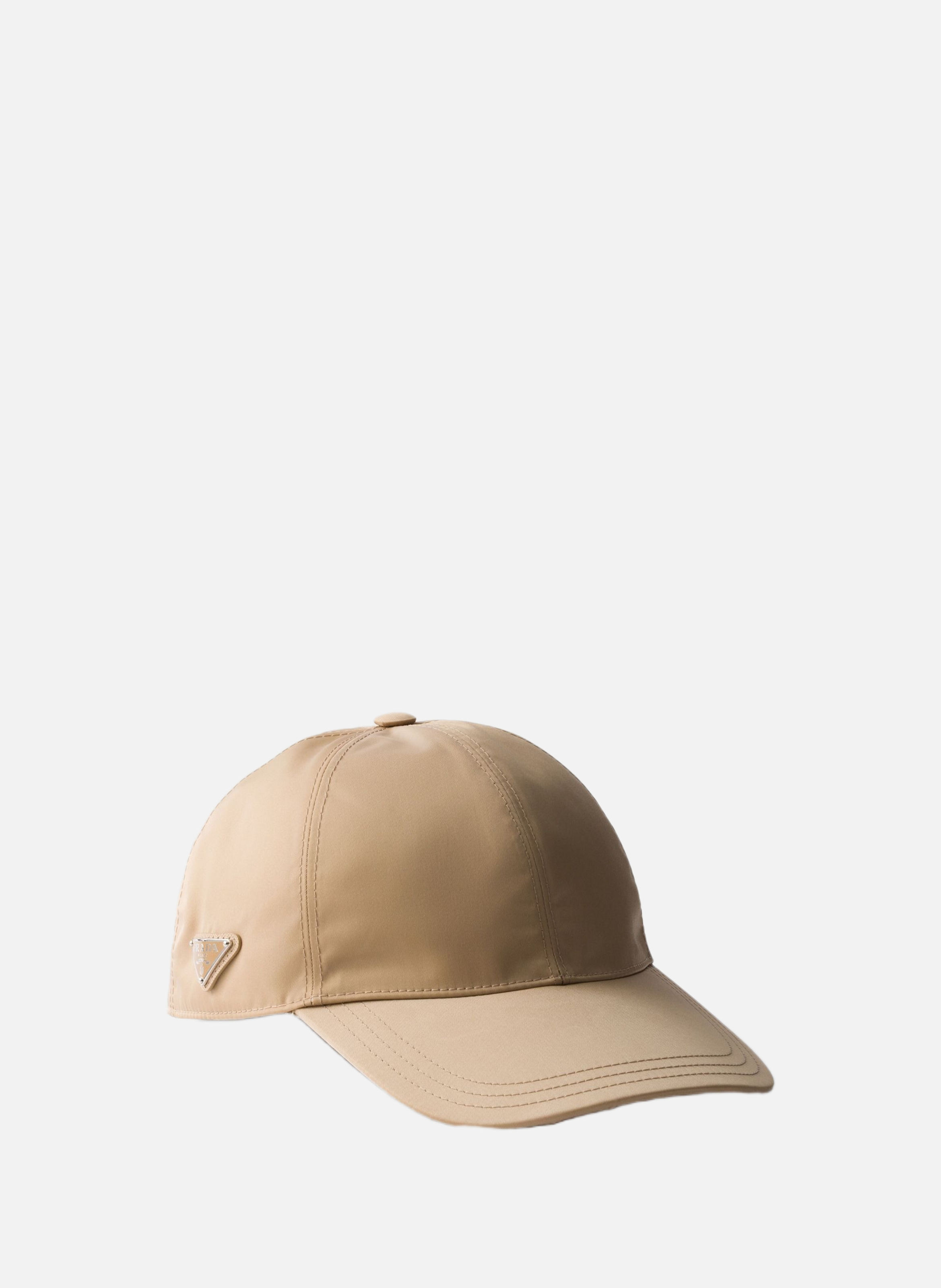 Casquette de baseball en re-nylon PRADA Marron