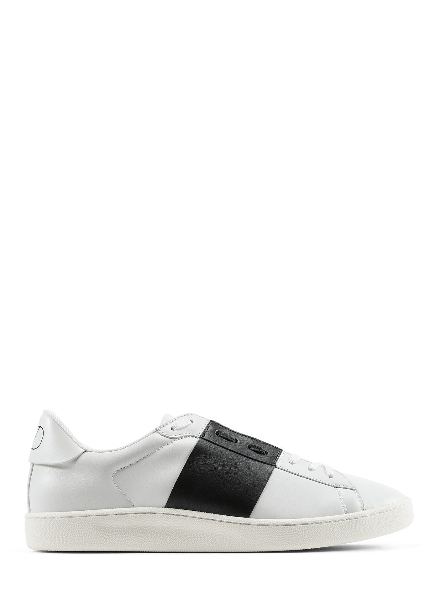 Leather low-top sneakers VALENTINO White