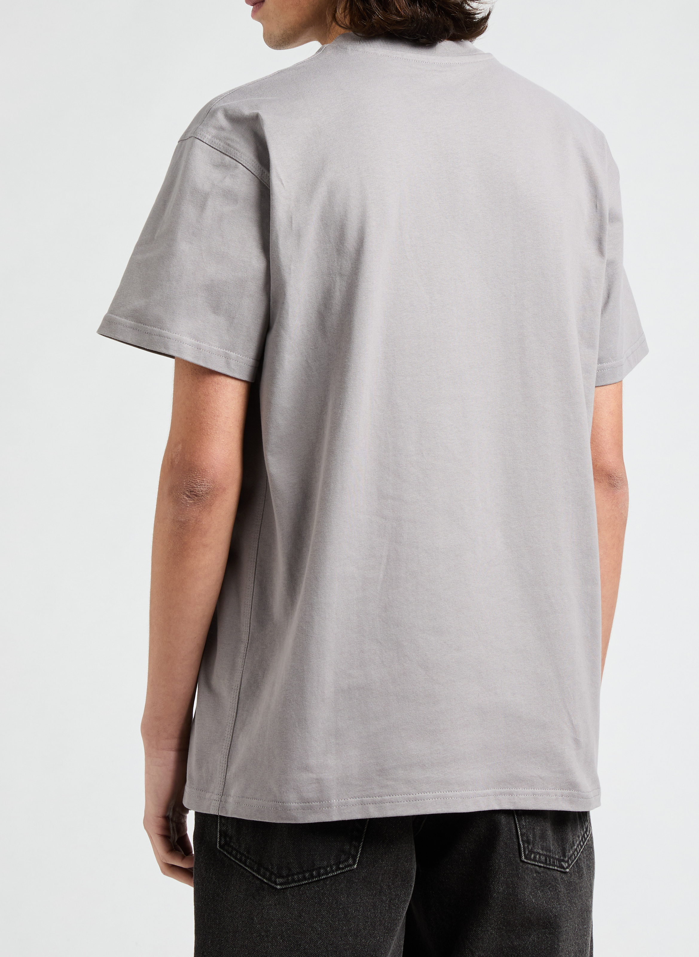 Cotton round-neck T-shirt CARHARTT WIP Grey